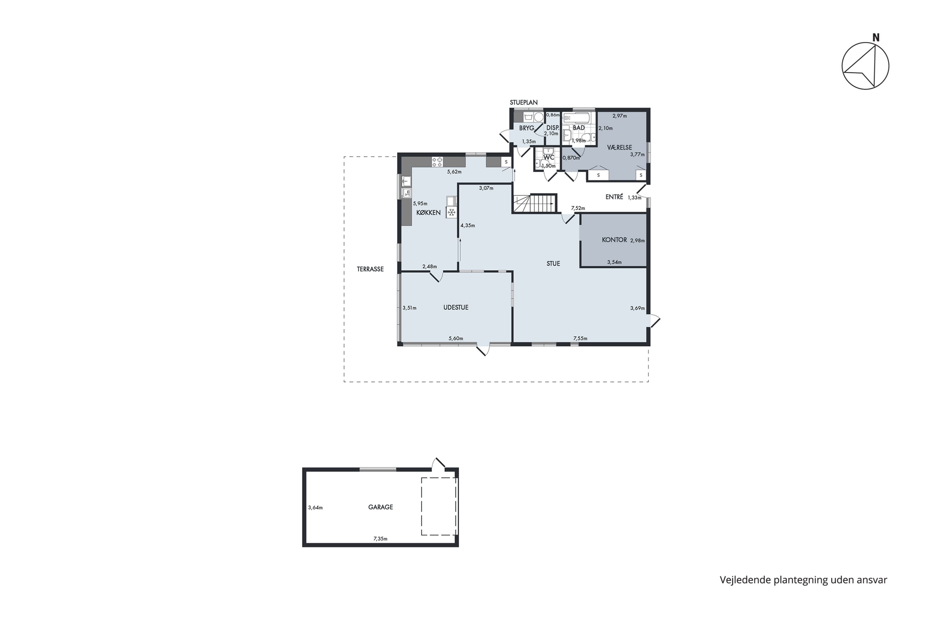 Plantegninger billede af Gudenåvej 42, 8850 Bjerringbro