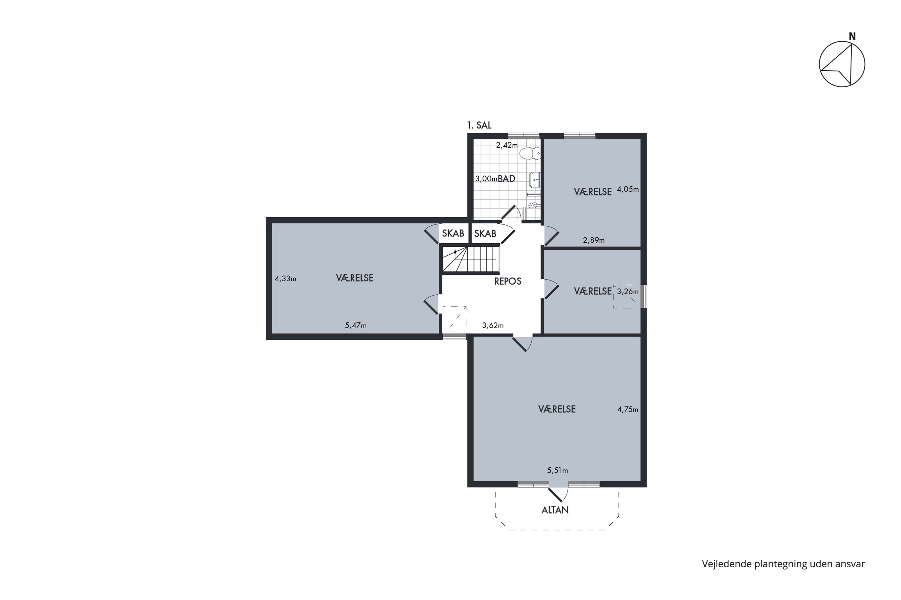 Plantegninger billede af Gudenåvej 42, 8850 Bjerringbro