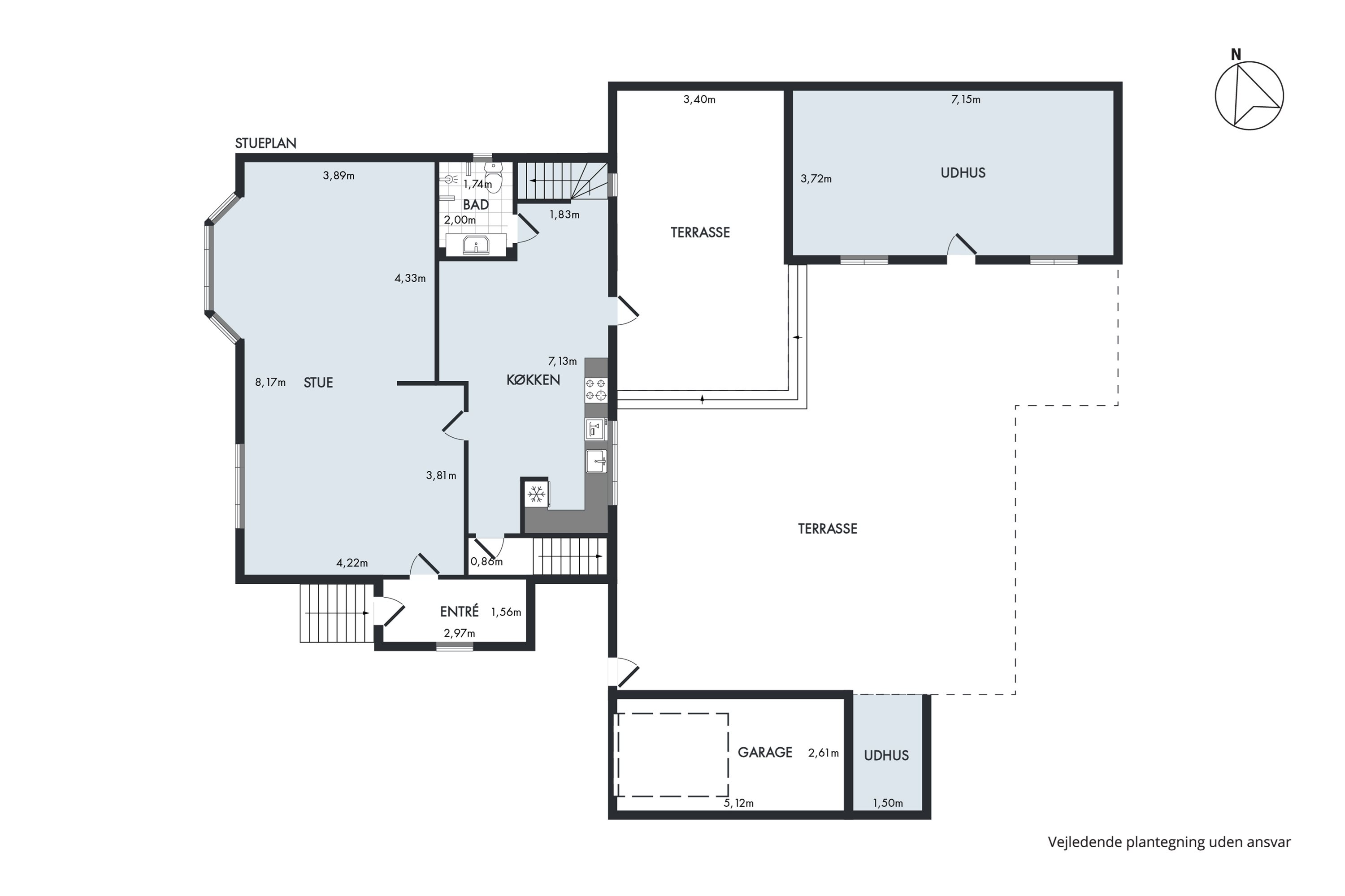 Plantegninger billede af Nørregade 2, 8550 Ryomgård