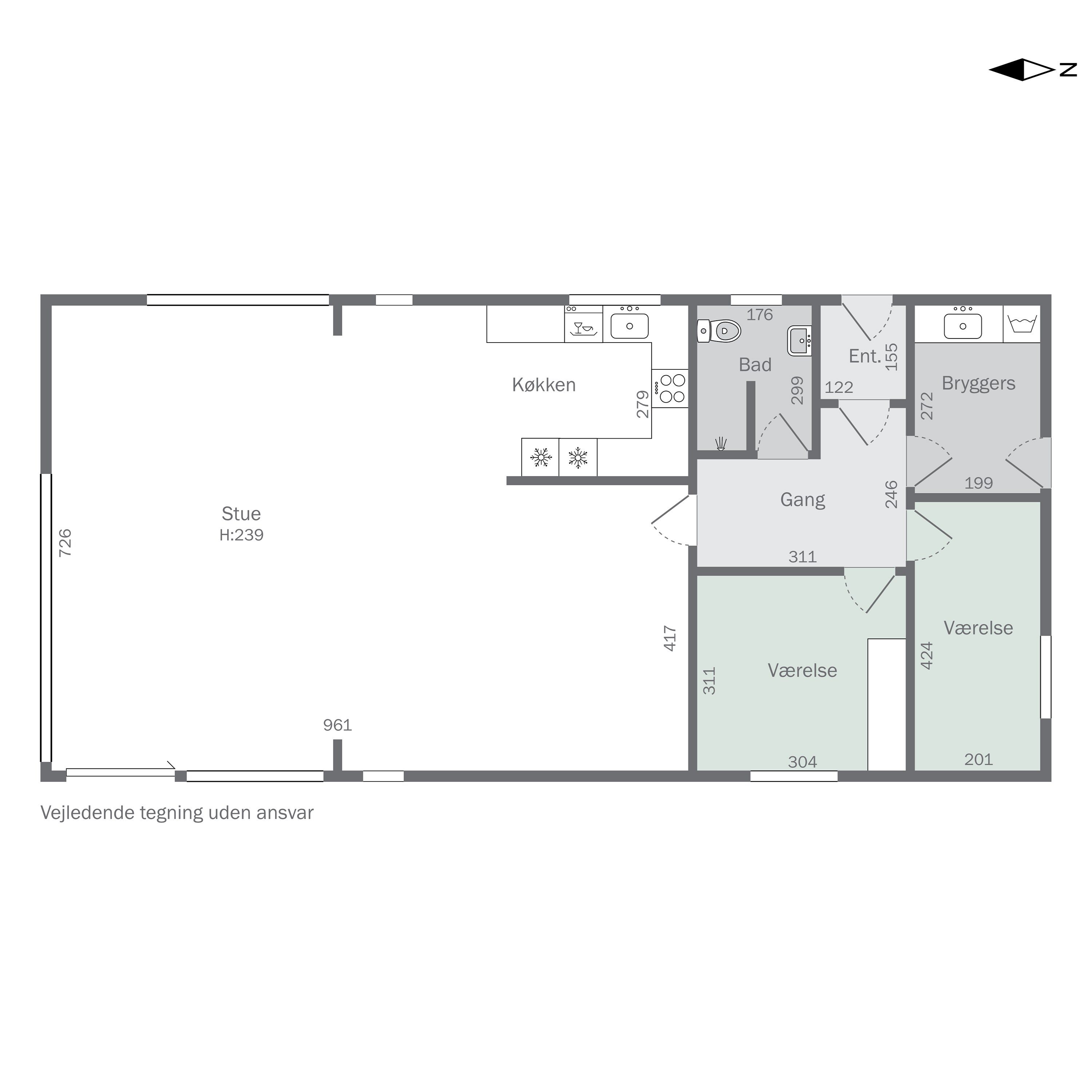 Plantegninger billede af Gartnervænget 22, 7755 Bedsted Thy