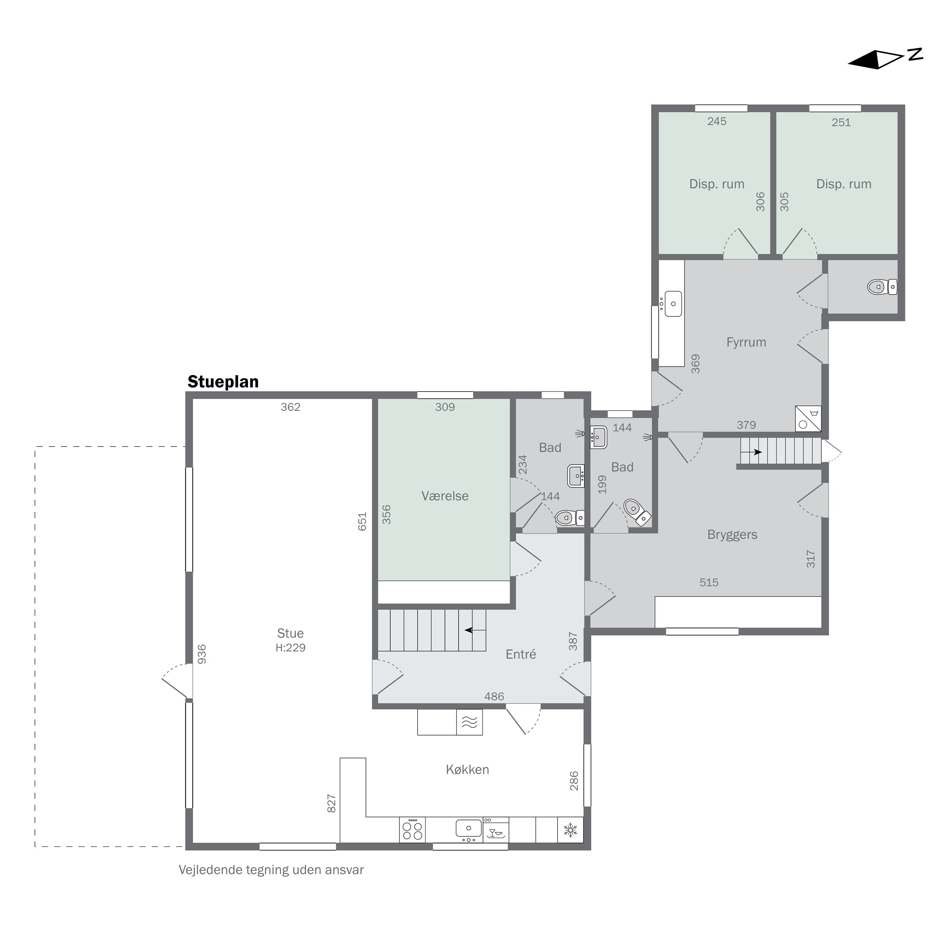 Plantegninger billede af Aggerholmsvej 3, Søndbjerg, 7790 Thyholm