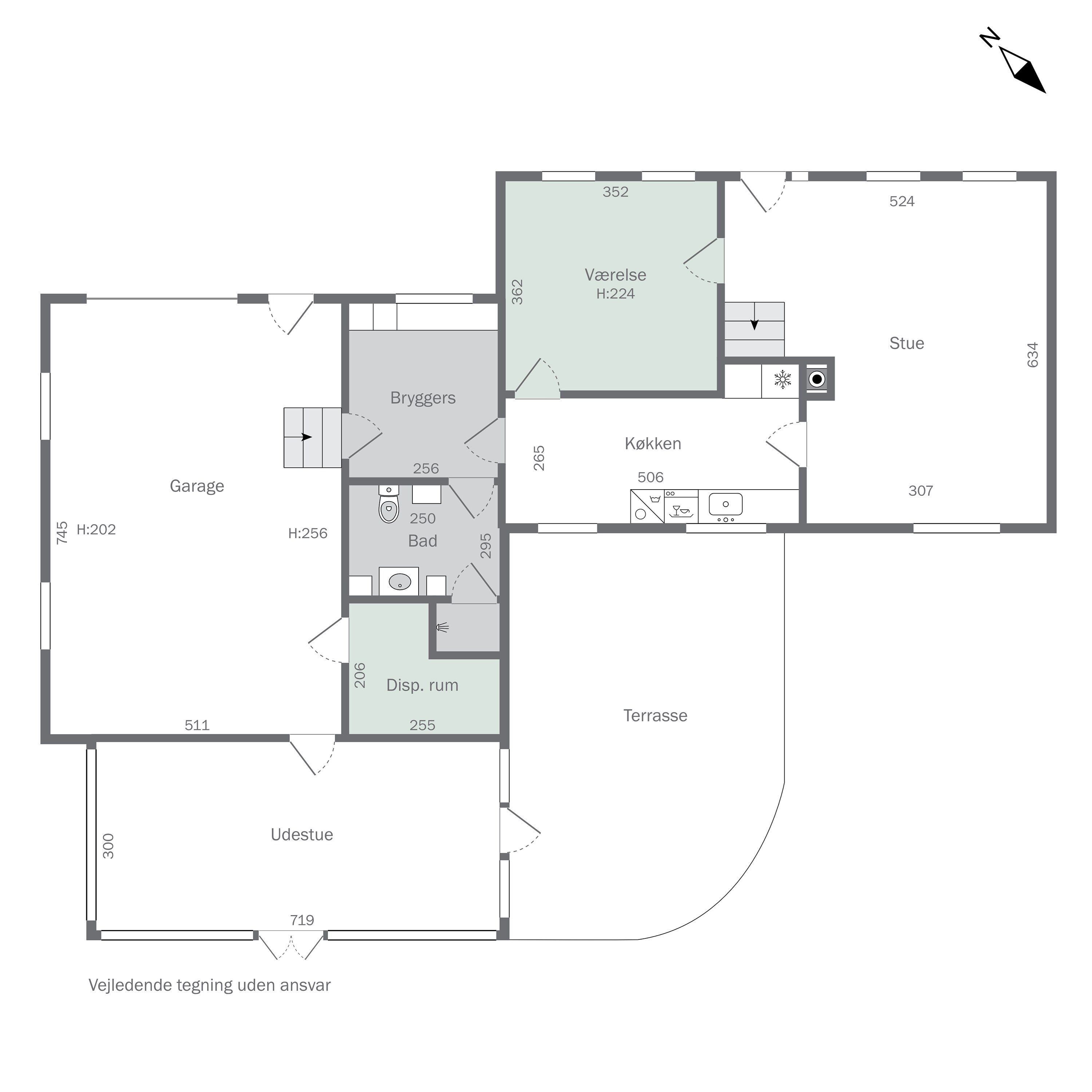 Plantegninger billede af Sorøvej 43, Haldagermagle, 4250 Fuglebjerg