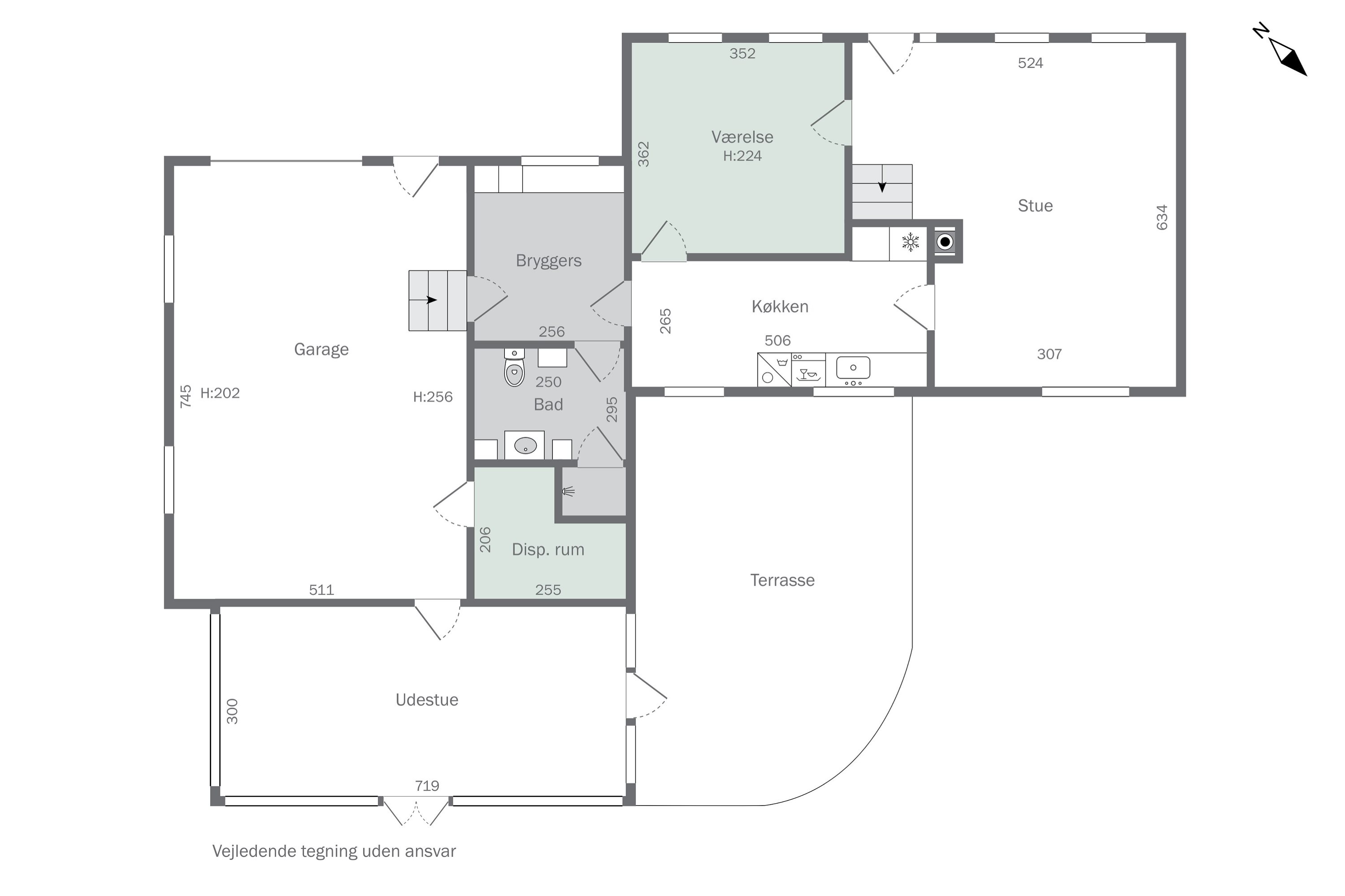 Plantegninger billede af Sorøvej 43, Haldagermagle, 4250 Fuglebjerg