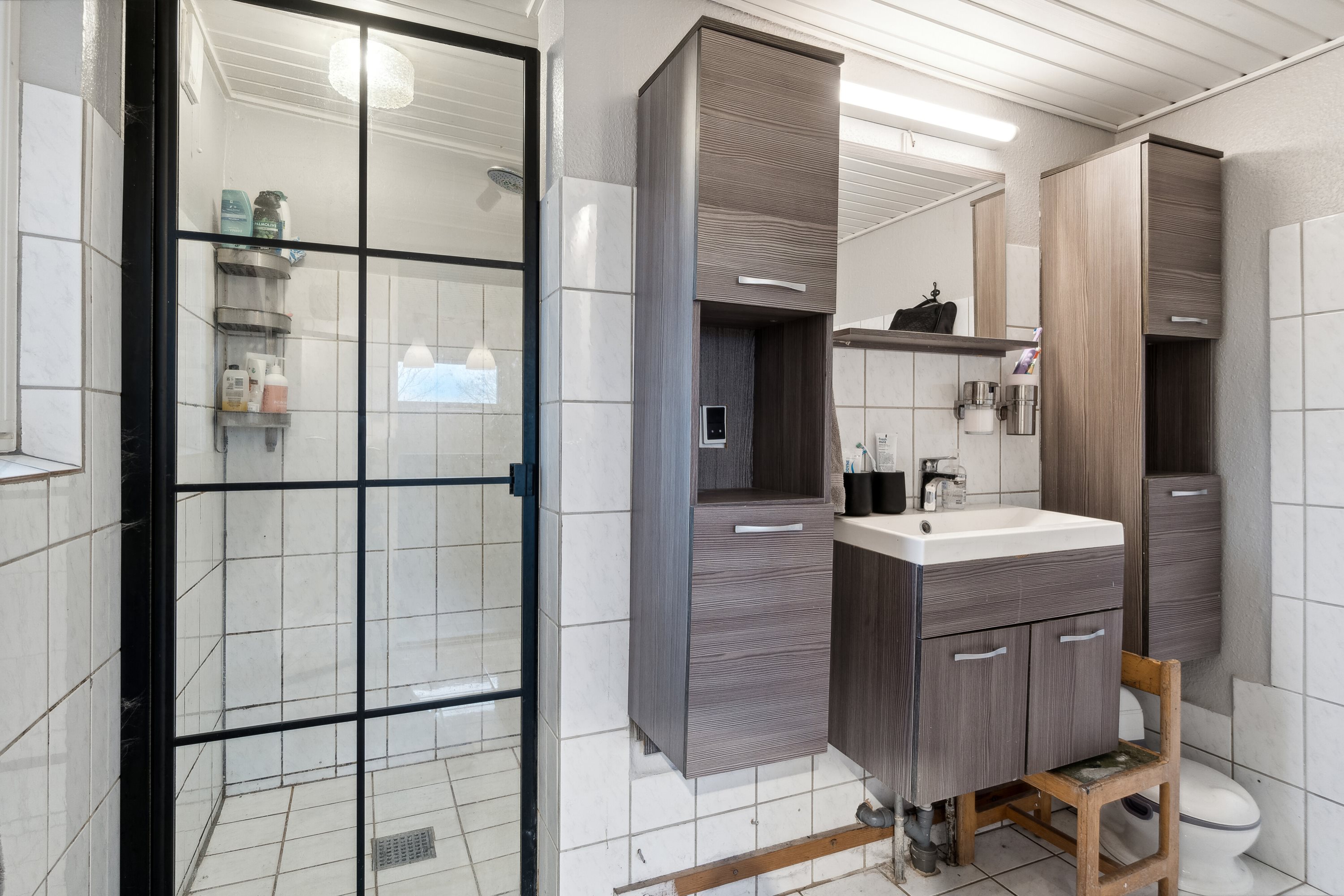 Fremhævet badeværelse billede i fuldskærmstilstand. Billede af Sorøvej 43, Haldagermagle, 4250 Fuglebjerg