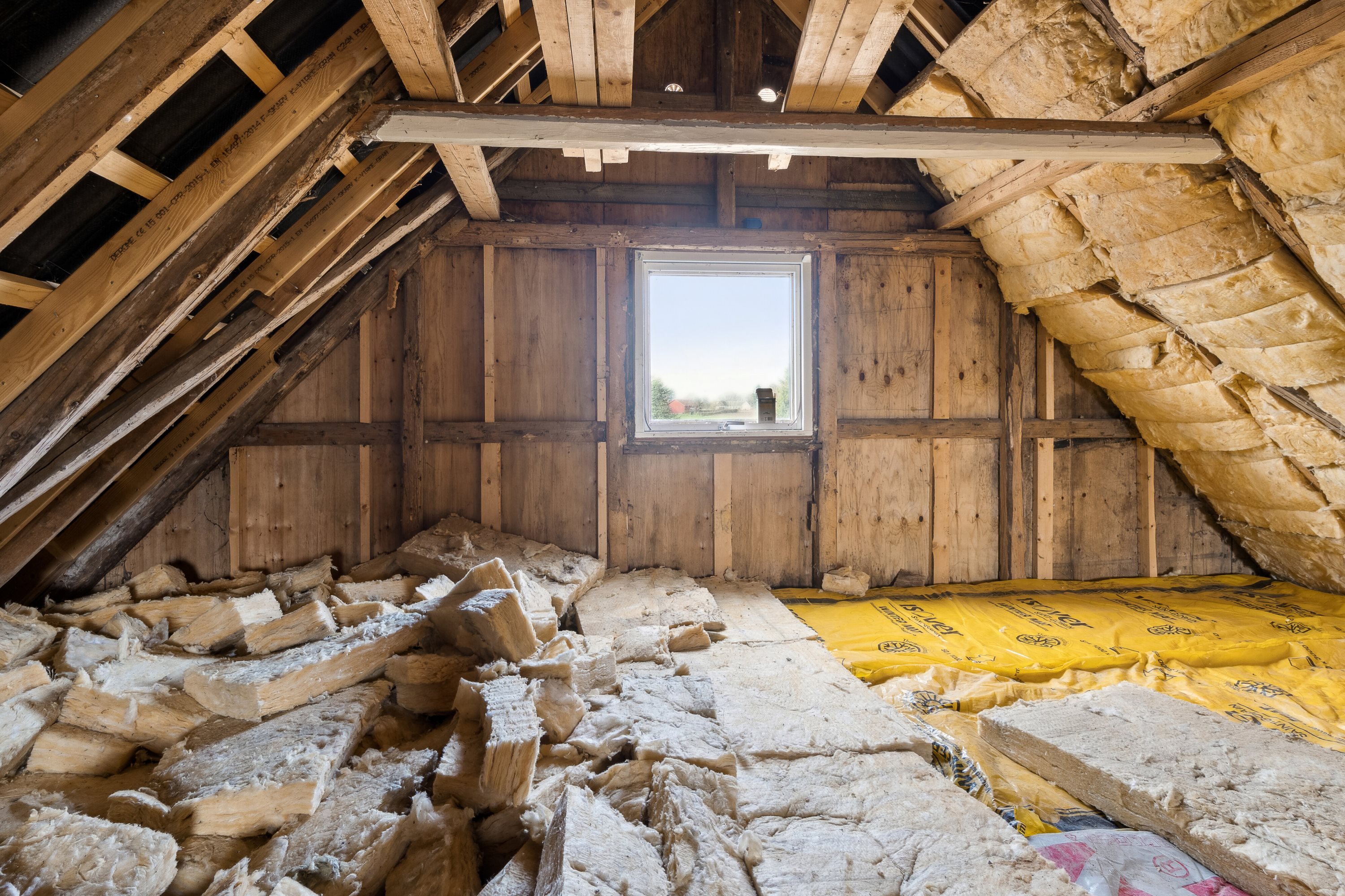 Fremhævet førstesal under renovering billede i fuldskærmstilstand. Billede af Sorøvej 43, Haldagermagle, 4250 Fuglebjerg