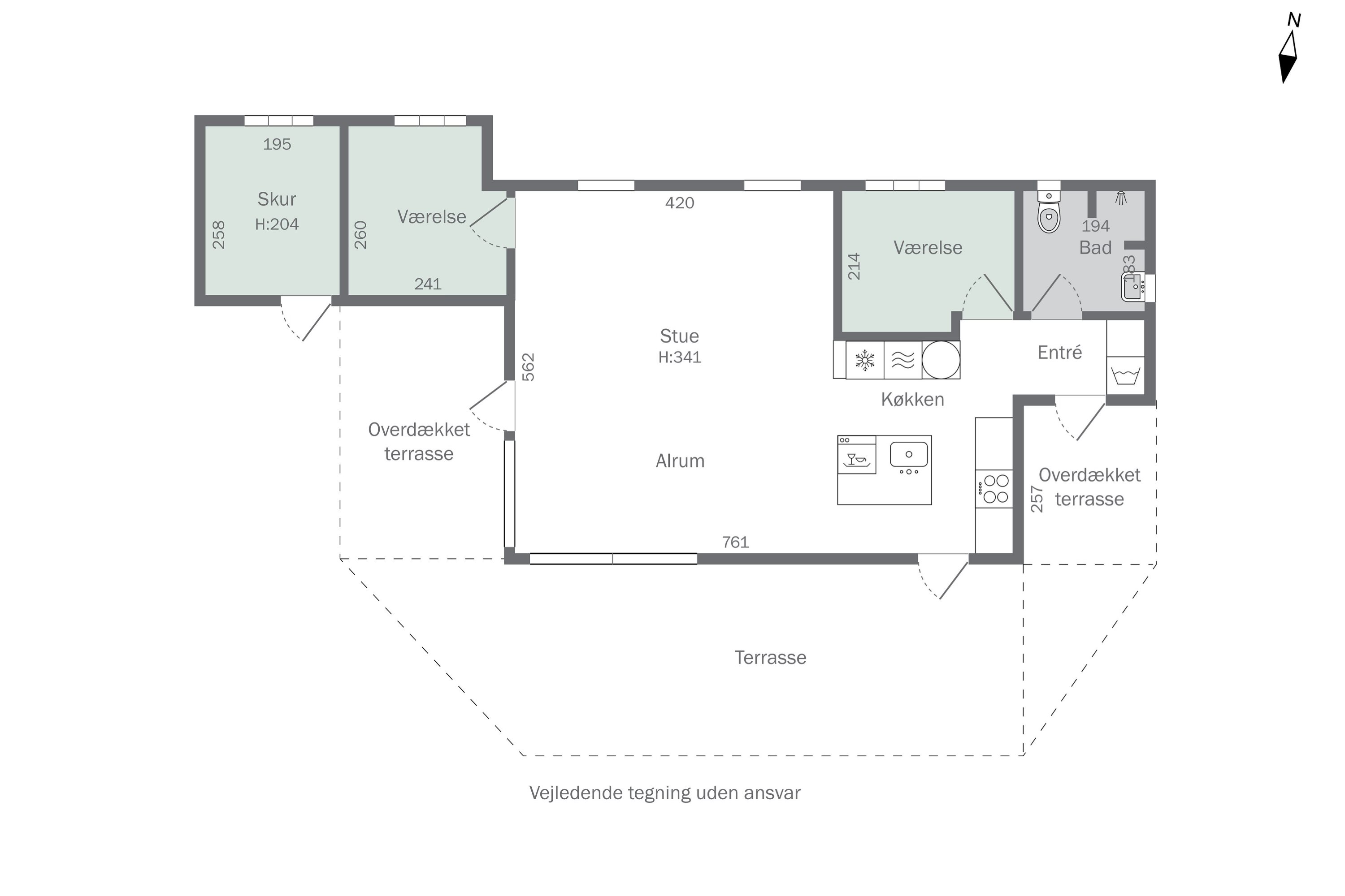 Plantegninger billede af Yasmin-Rose Stien 33, Ejby, 2600 Glostrup