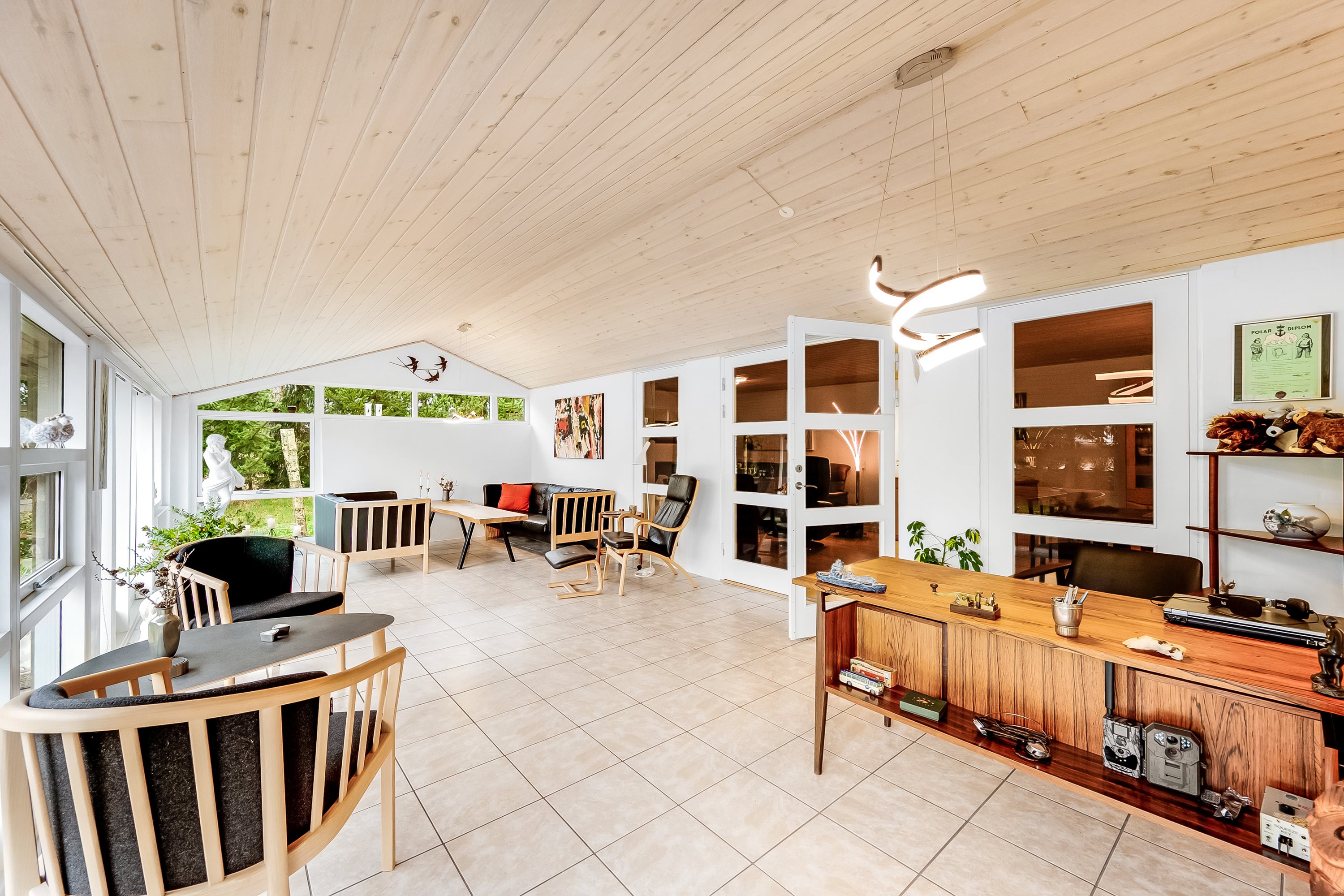 Fremhævet udestue billede i fuldskærmstilstand. Billede af Herningvej 31, Barde, 6920 Videbæk