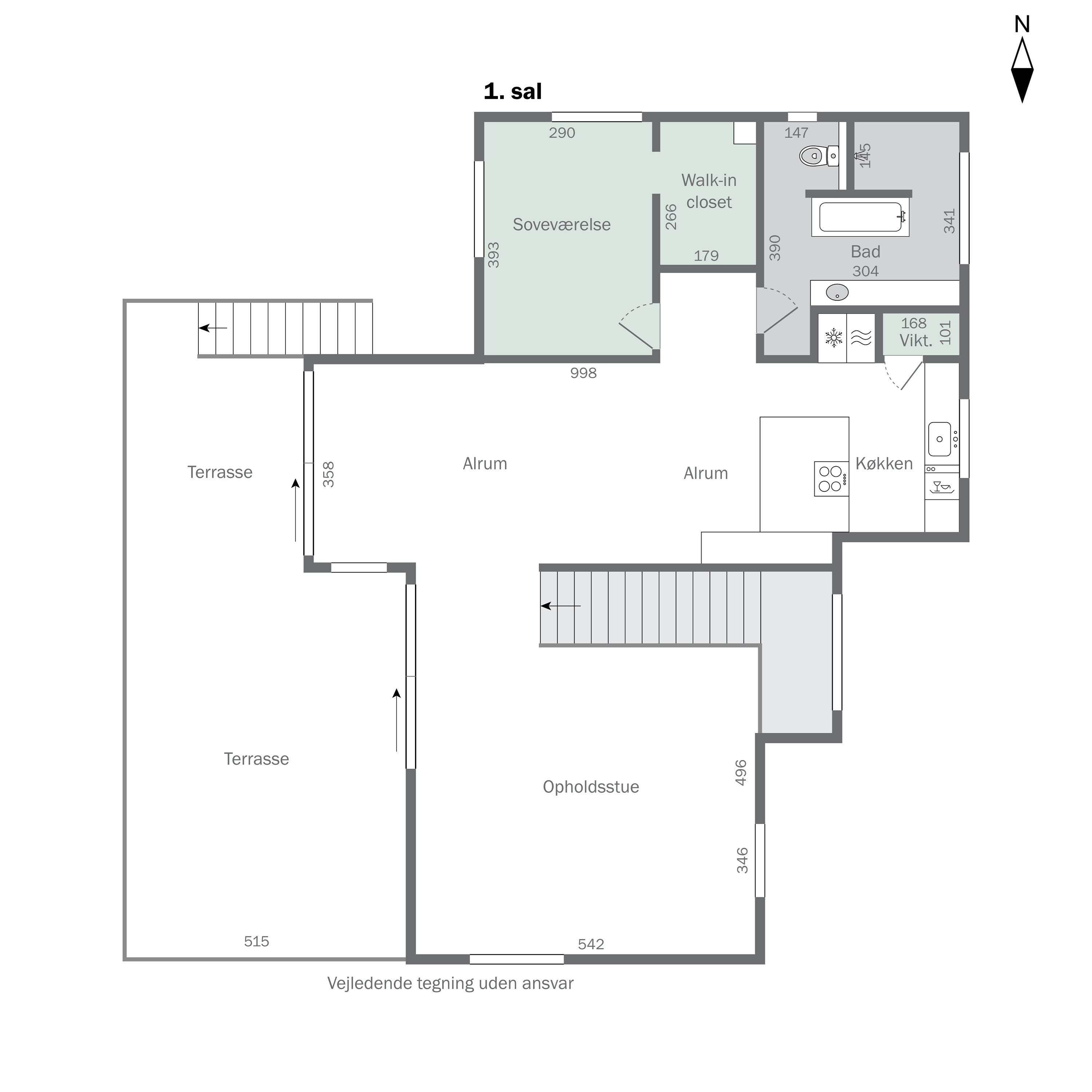 Plantegninger billede af Kongevænget 80, 6600 Vejen