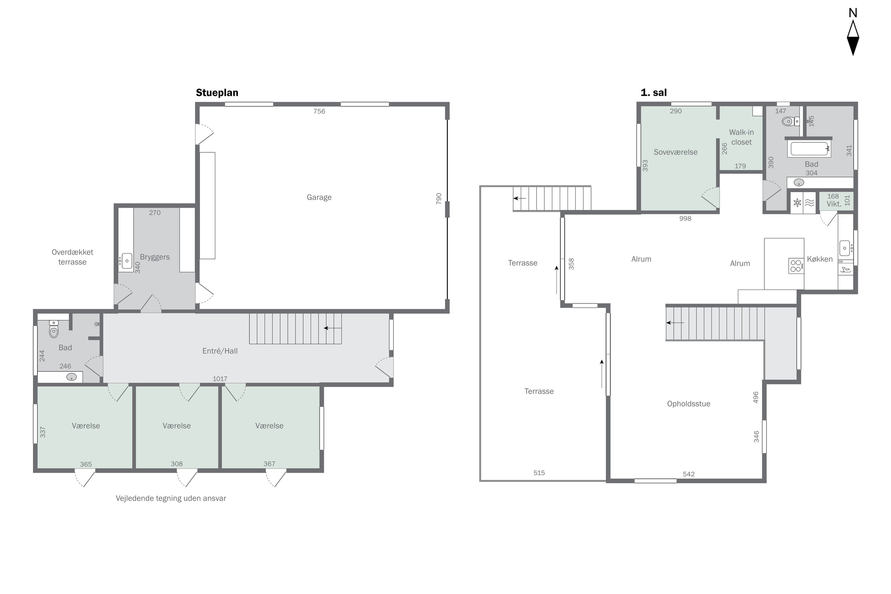 Plantegninger billede af Kongevænget 80, 6600 Vejen