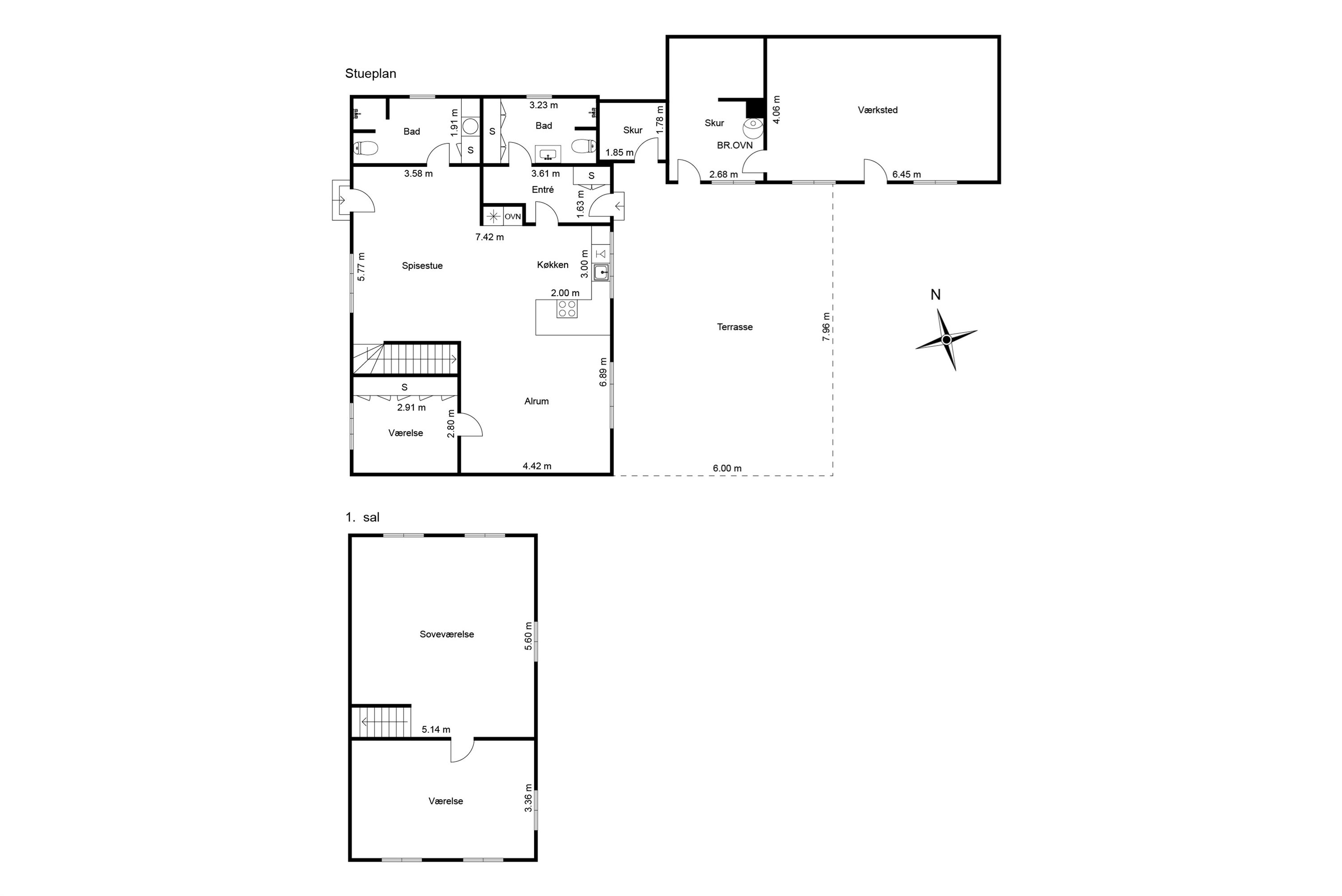 Plantegninger billede af Østkystvejen 321, Voerså, 9300 Sæby