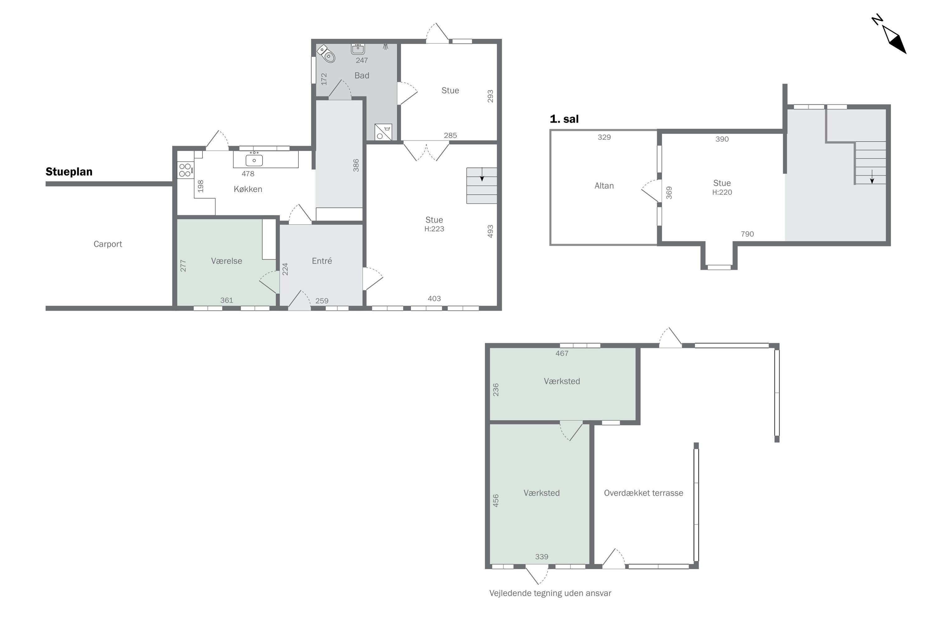 Plantegninger billede af Dræbyvej 11, 5330 Munkebo