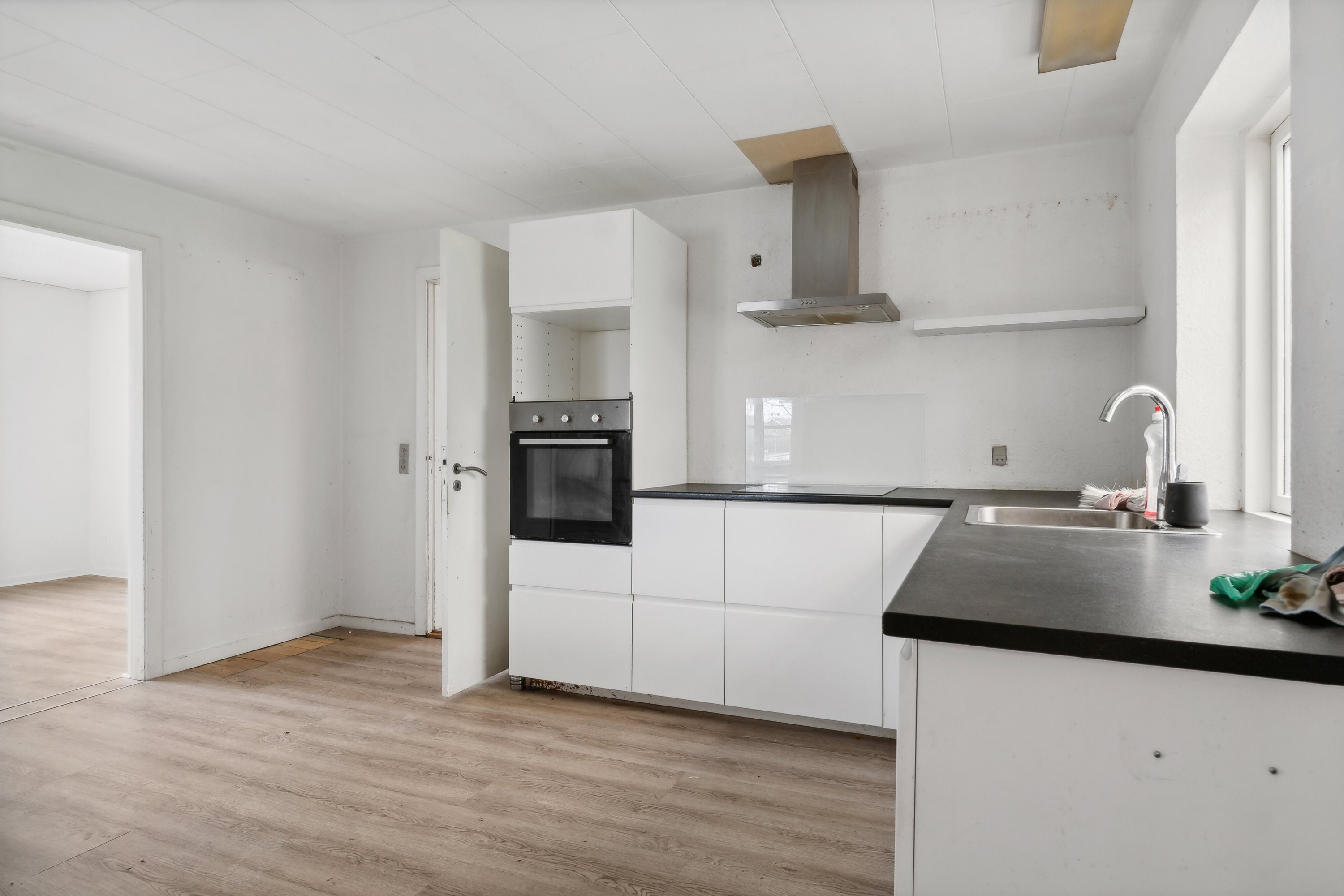 Fremhævet køkken billede i fuldskærmstilstand. Billede af Søndergade 27, 7441 Bording