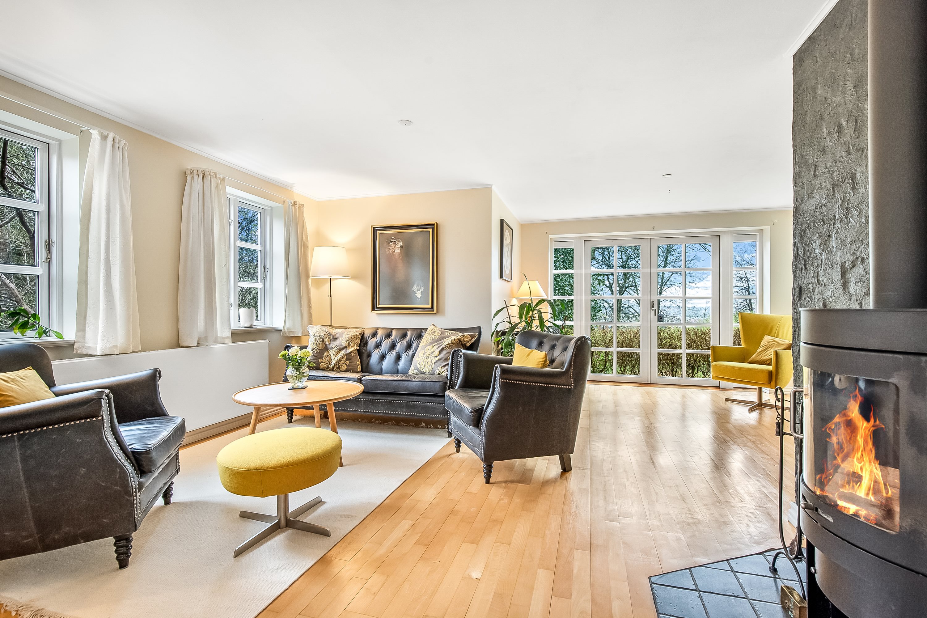 Fremhævet stue billede i fuldskærmstilstand. Billede af Gøhlmannsvej 1, 6000 Kolding