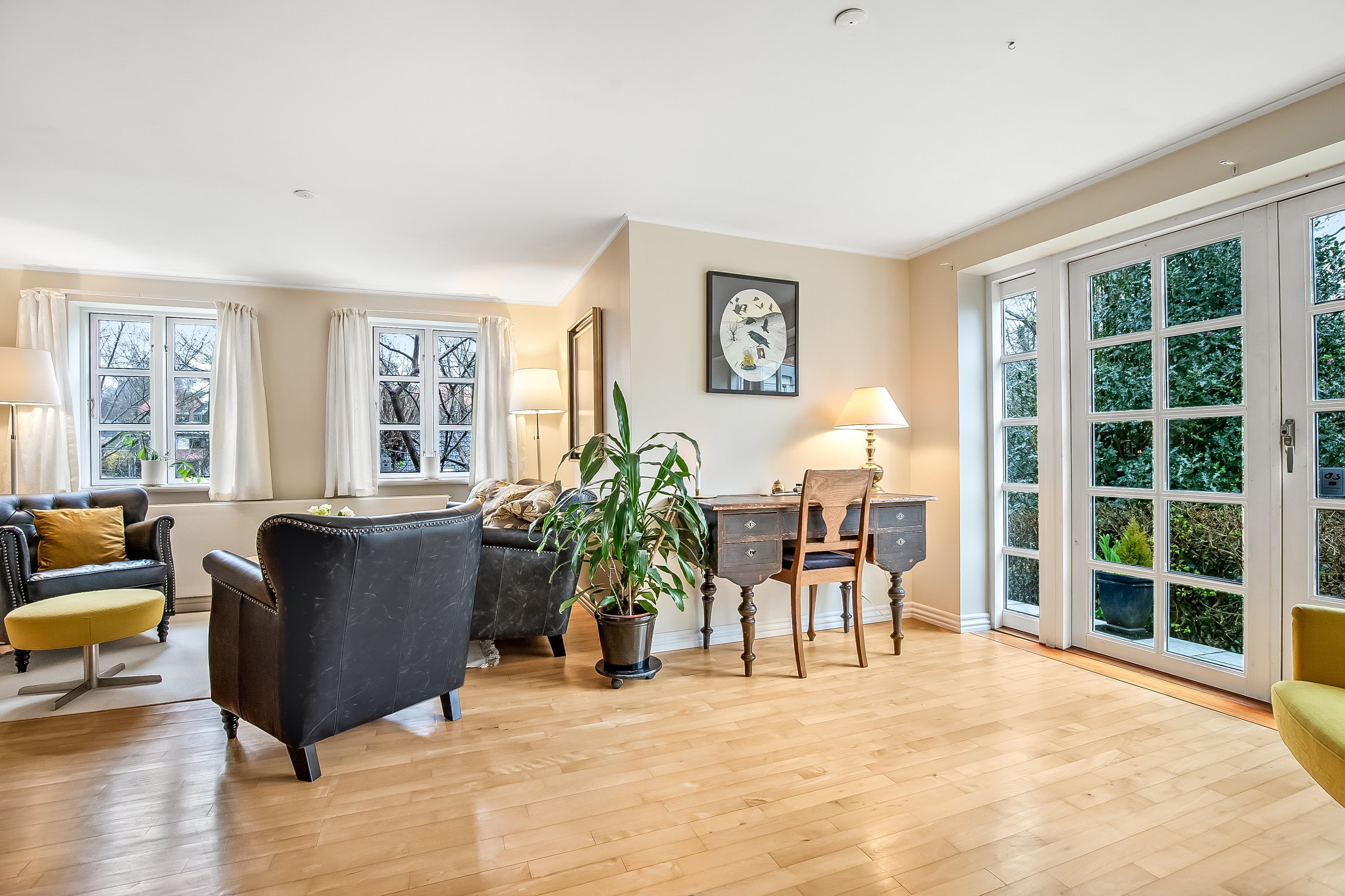 Fremhævet stue billede i fuldskærmstilstand. Billede af Gøhlmannsvej 1, 6000 Kolding