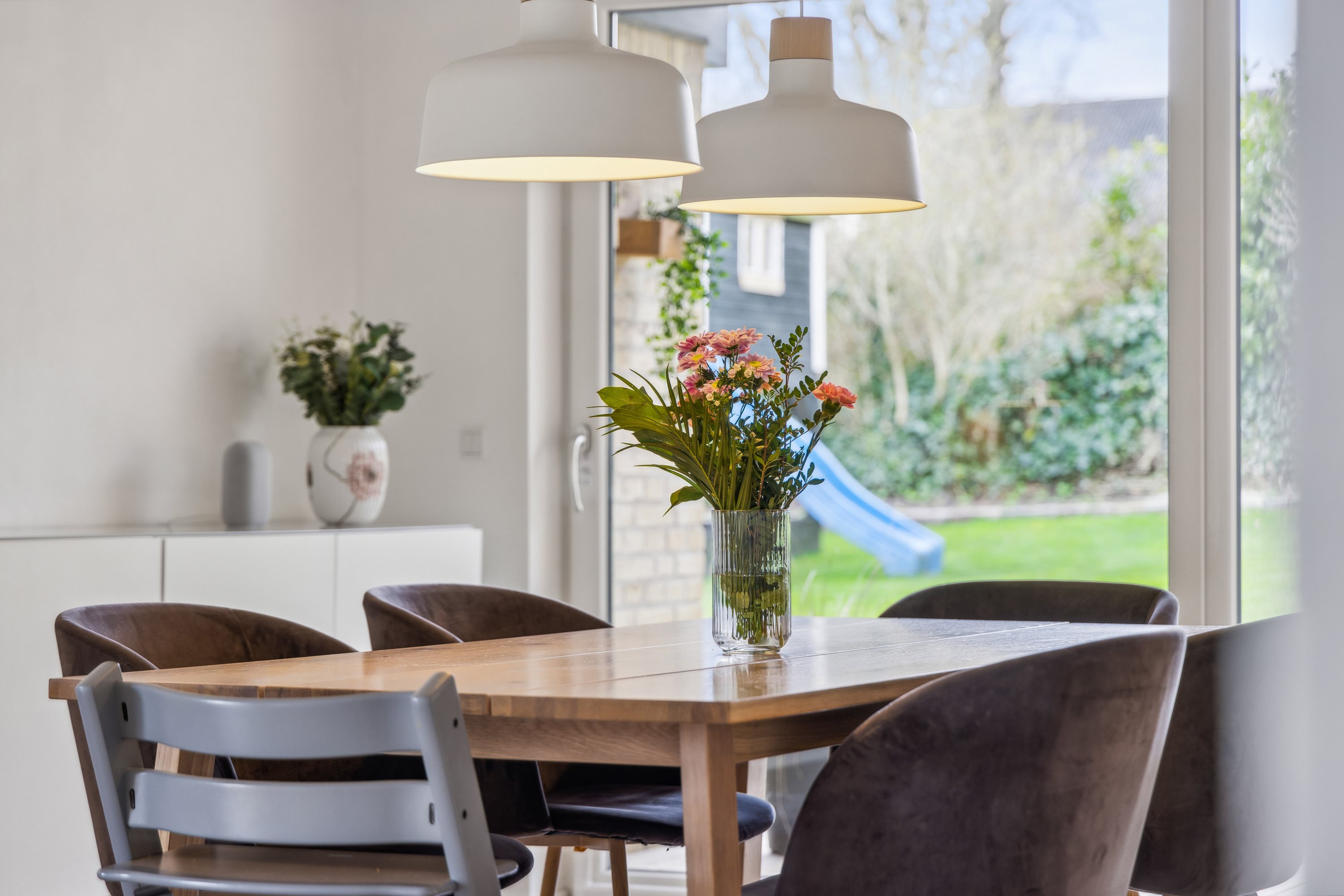 Fremhævet spisestue billede i fuldskærmstilstand. Billede af Lindevej 2, 9460 Brovst