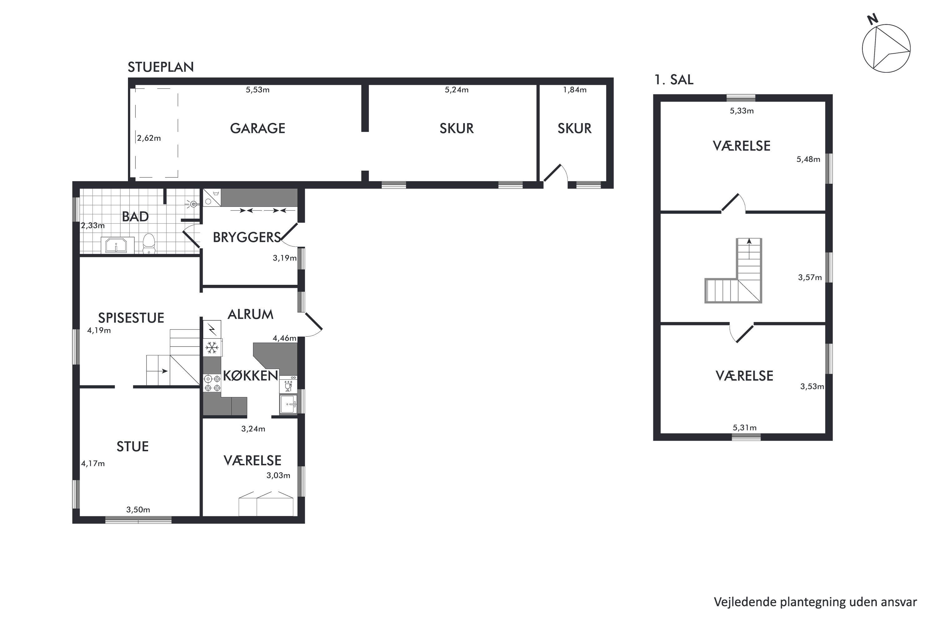 Plantegninger billede af Brandstrupvej 12, 8840 Rødkærsbro