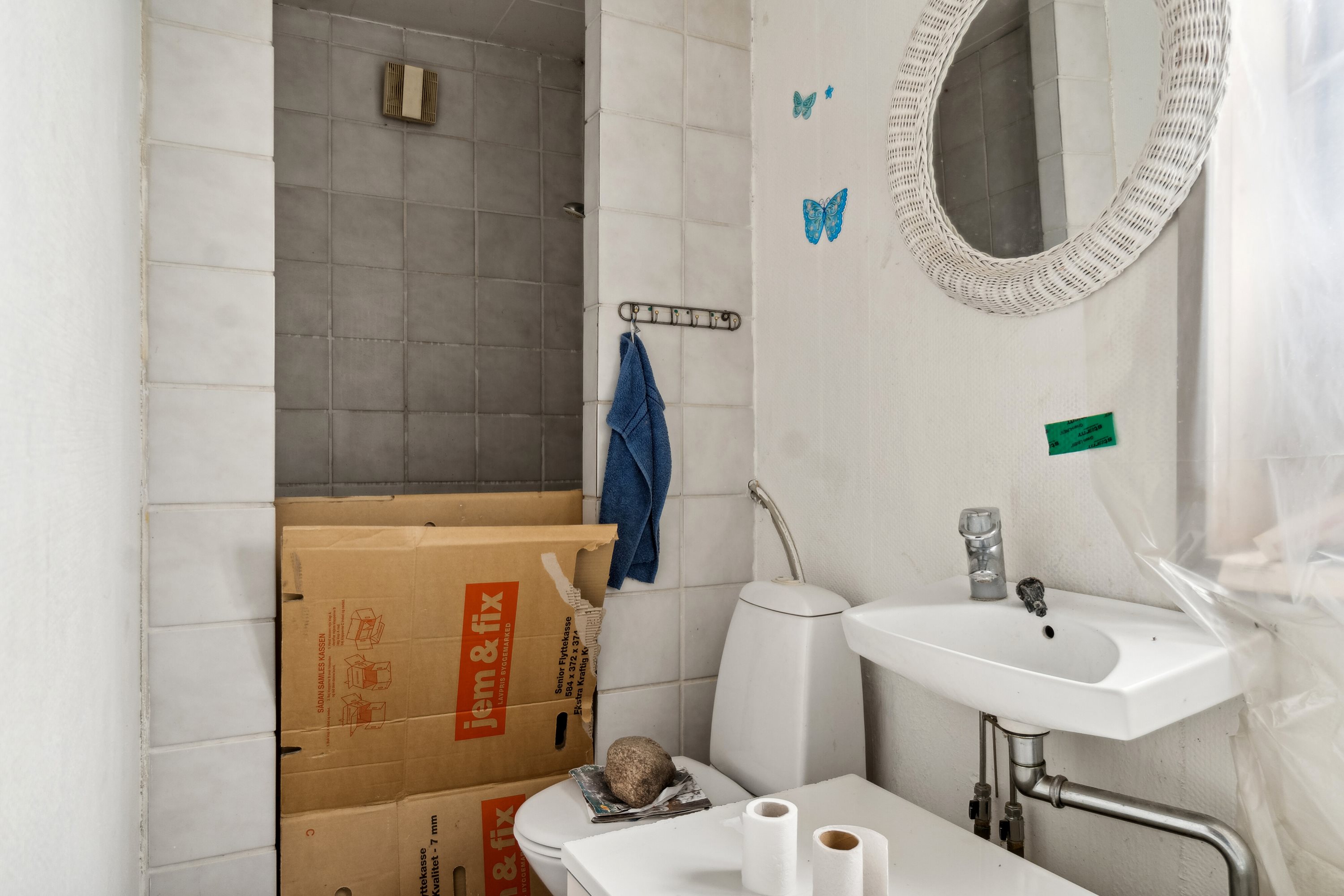 Fremhævet badeværelse billede i fuldskærmstilstand. Billede af Grønlandsvej 8, Halsskov, 4220 Korsør