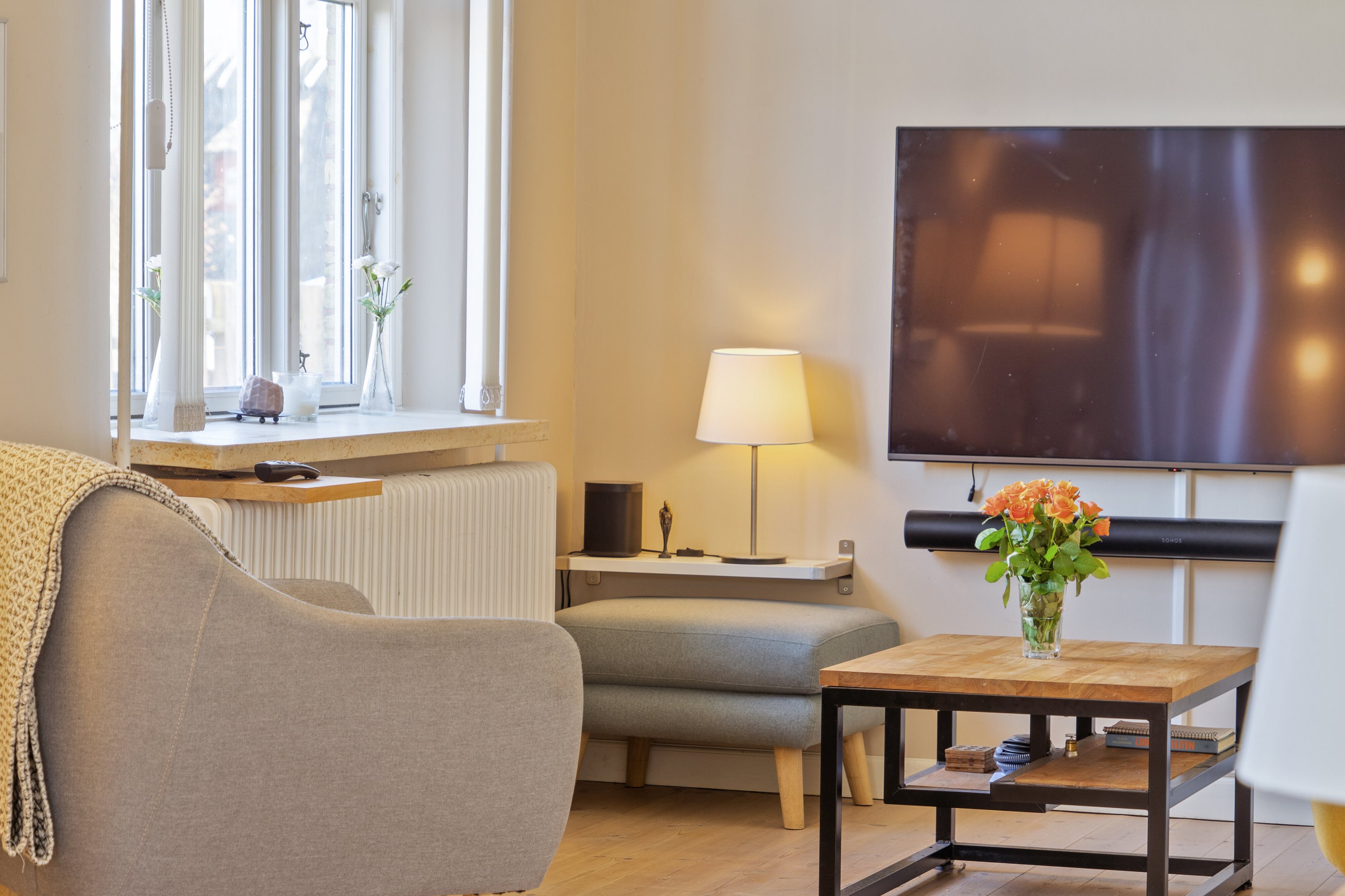 Fremhævet stue billede i fuldskærmstilstand. Billede af Lunde Bygade 53, Øster Lunde, 5450 Otterup