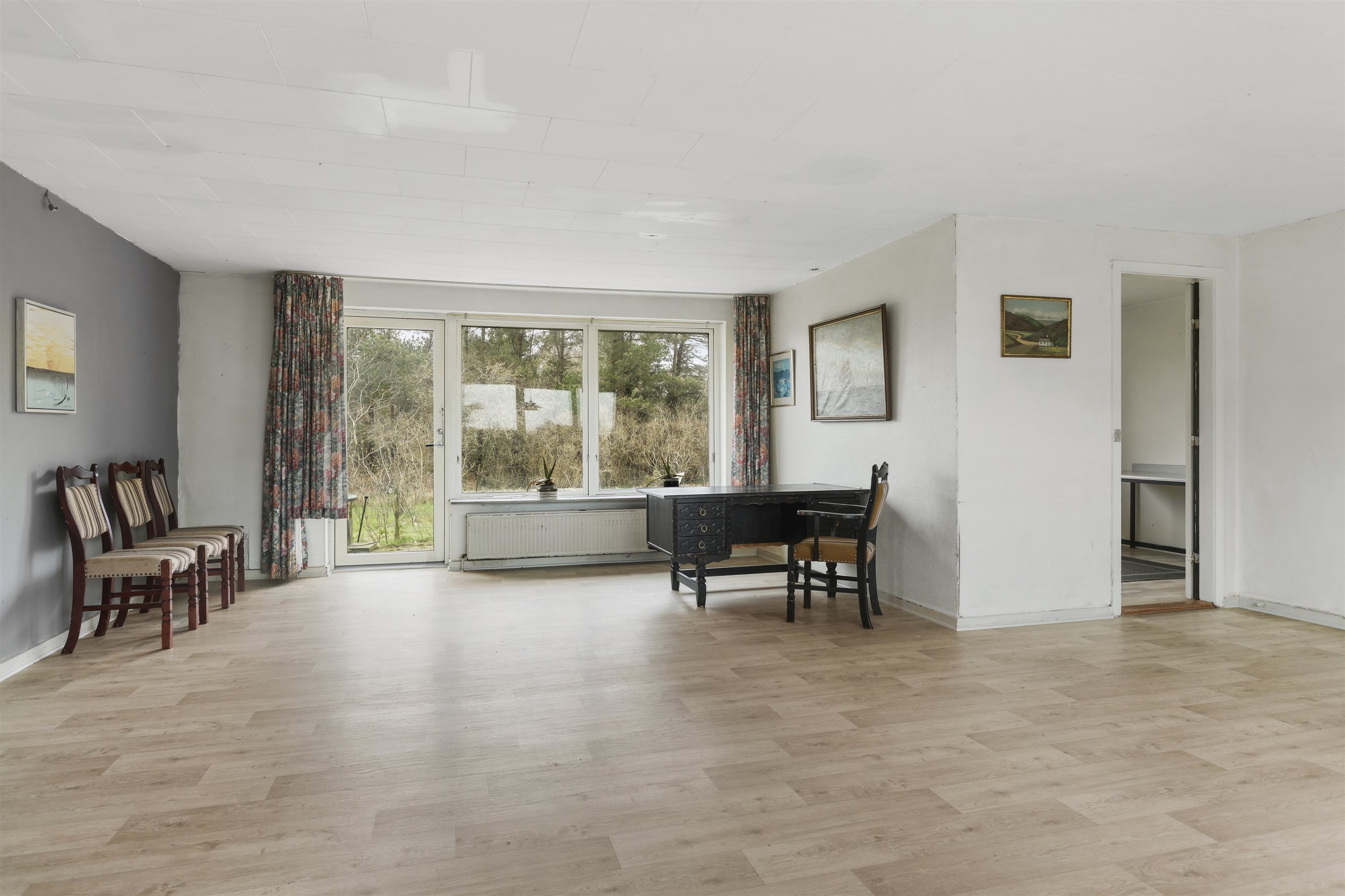 Fremhævet stue billede i fuldskærmstilstand. Billede af Klydevej 8A, Voerså, 9300 Sæby