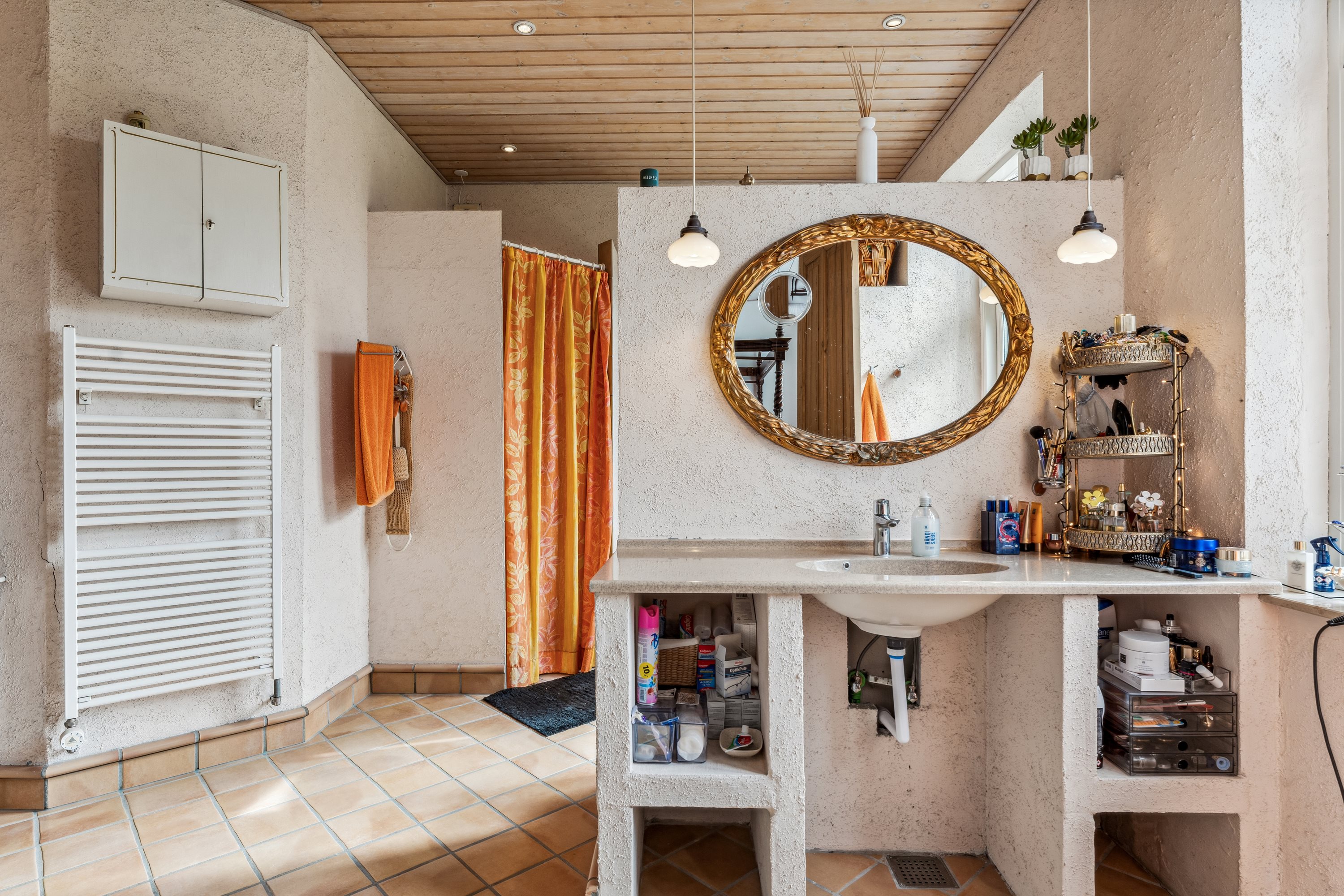 Fremhævet badeværelse billede i fuldskærmstilstand. Billede af Randersvej 13, V Velling, 8860 Ulstrup