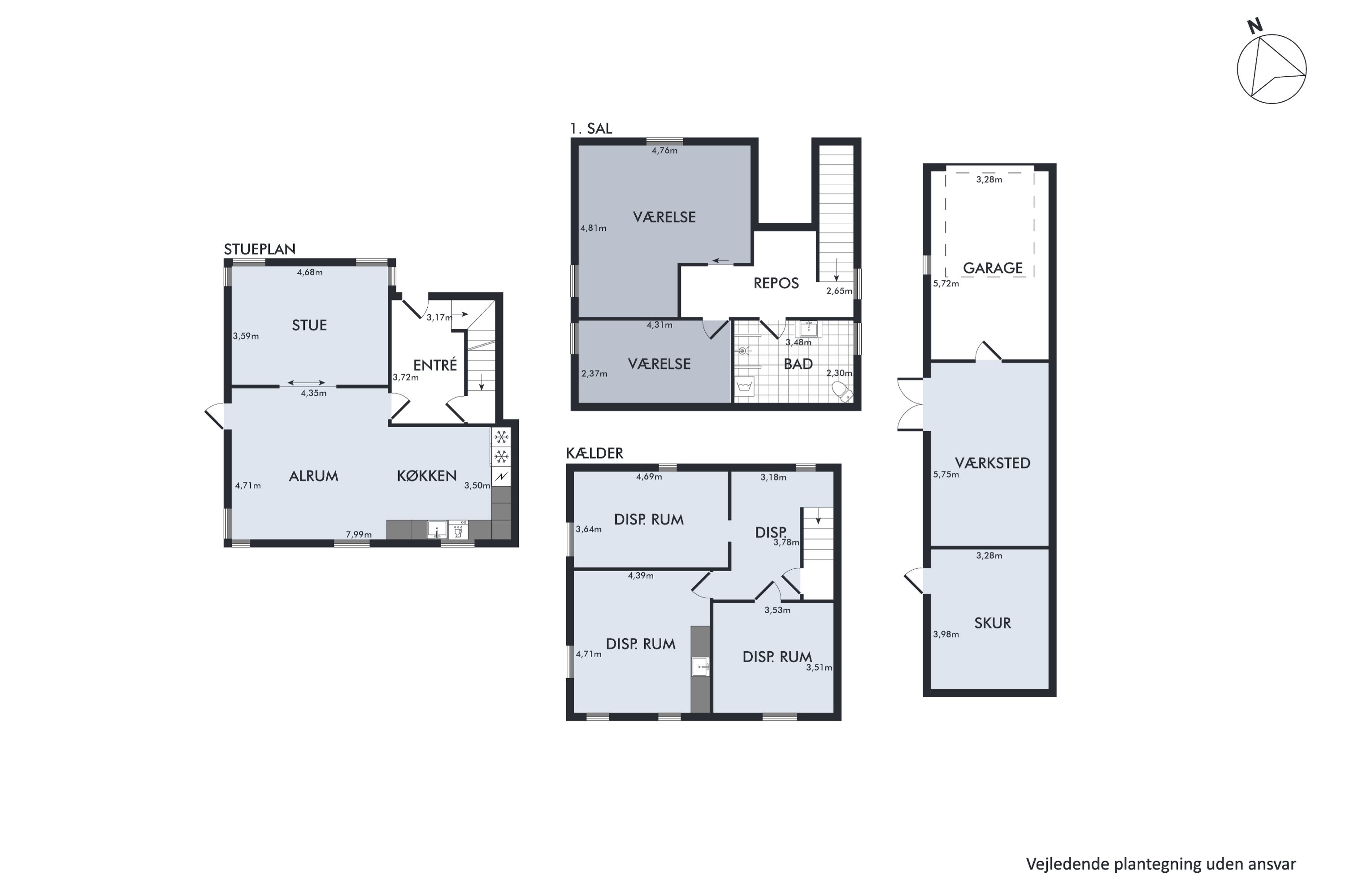Plantegninger billede af Turupvej 52, Turup, 5610 Assens