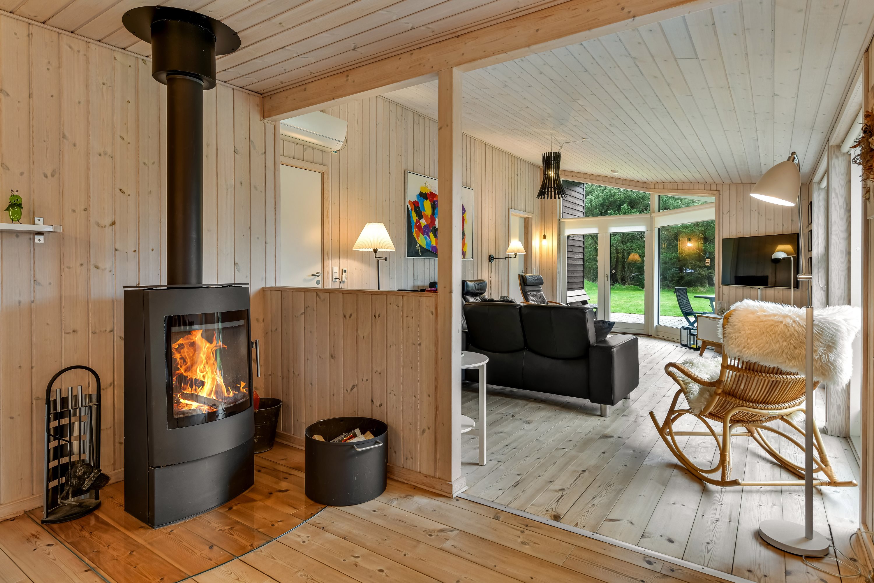 Fremhævet stue billede i fuldskærmstilstand. Billede af Grønnevænget 18, 6857 Blåvand