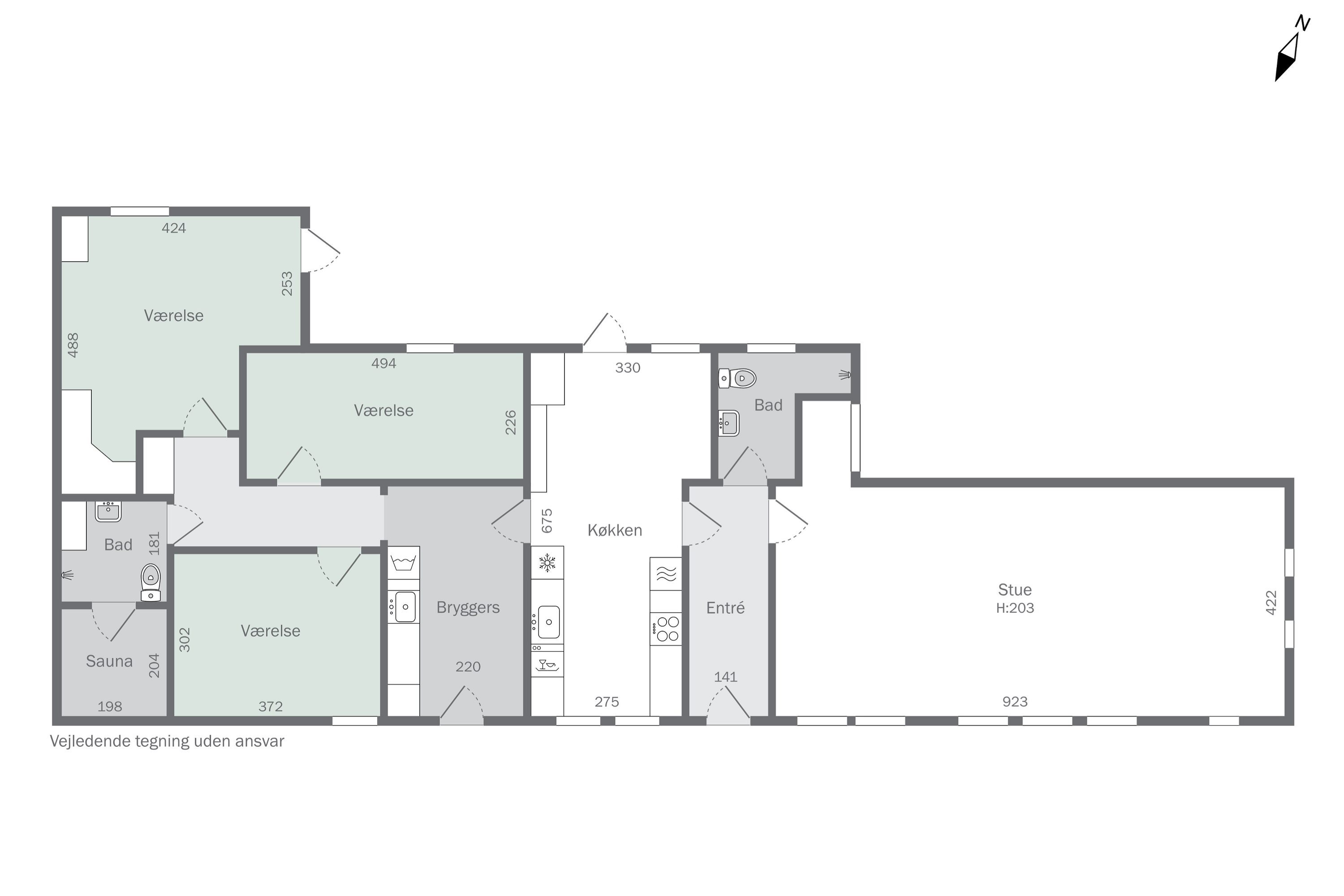 Plantegninger billede af Lundevej 1, Lunde, 5771 Stenstrup