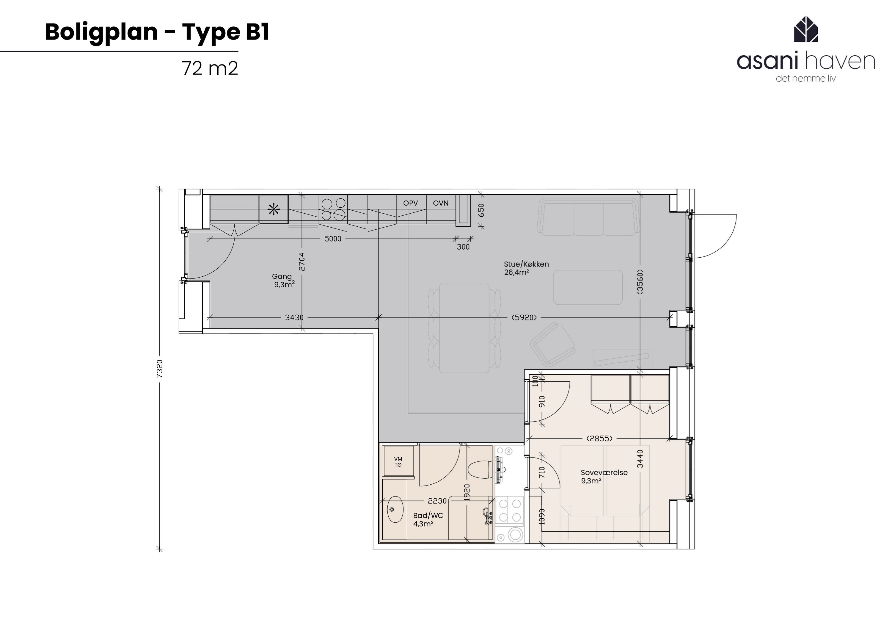 Asanihaven Skottenborg 25, 8800 Viborg - Plantegning
