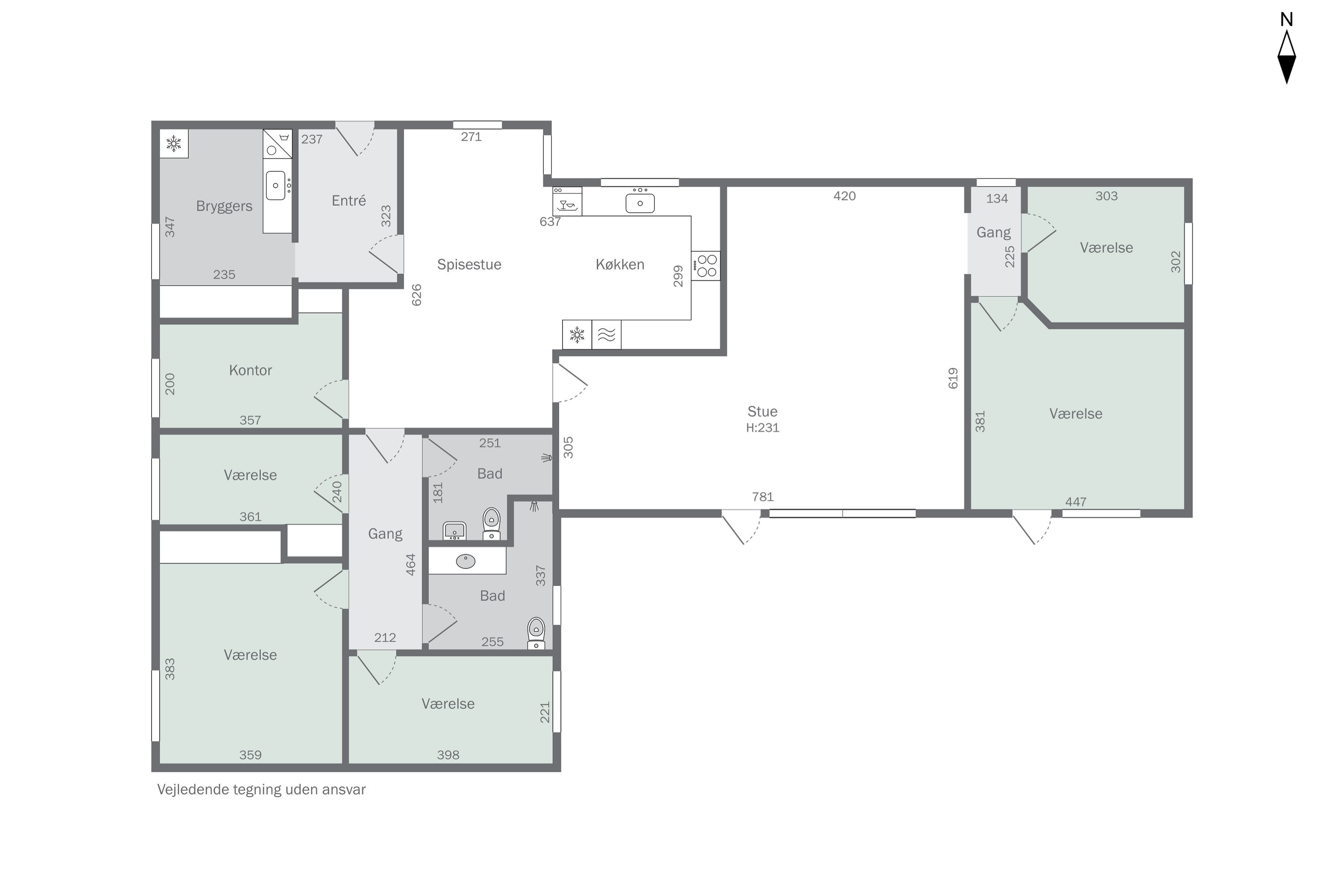 Plantegninger billede af Aldershvile 18, 7760 Hurup Thy