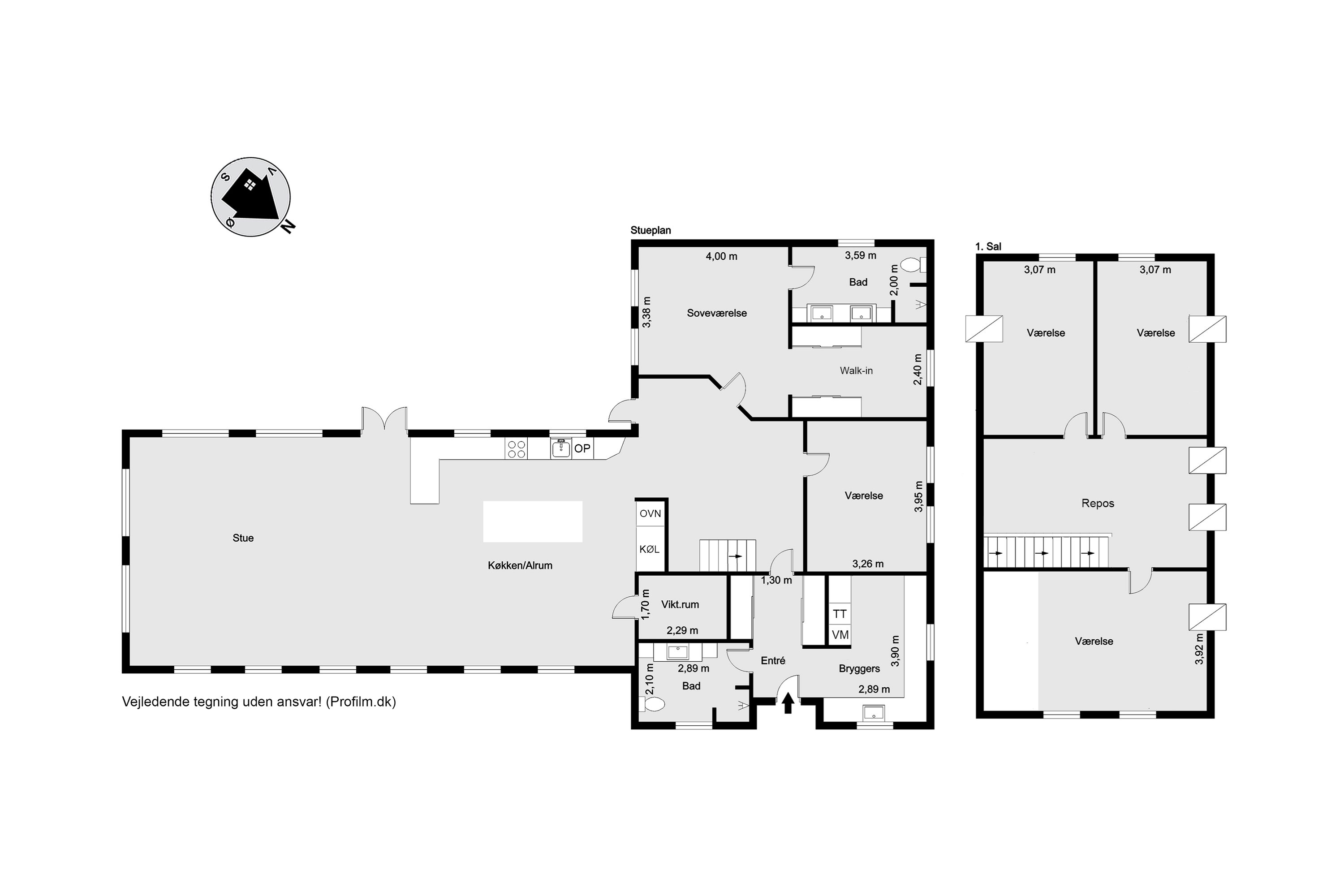Plantegninger billede af Koldingvej 623, Tiufkær, 7100 Vejle