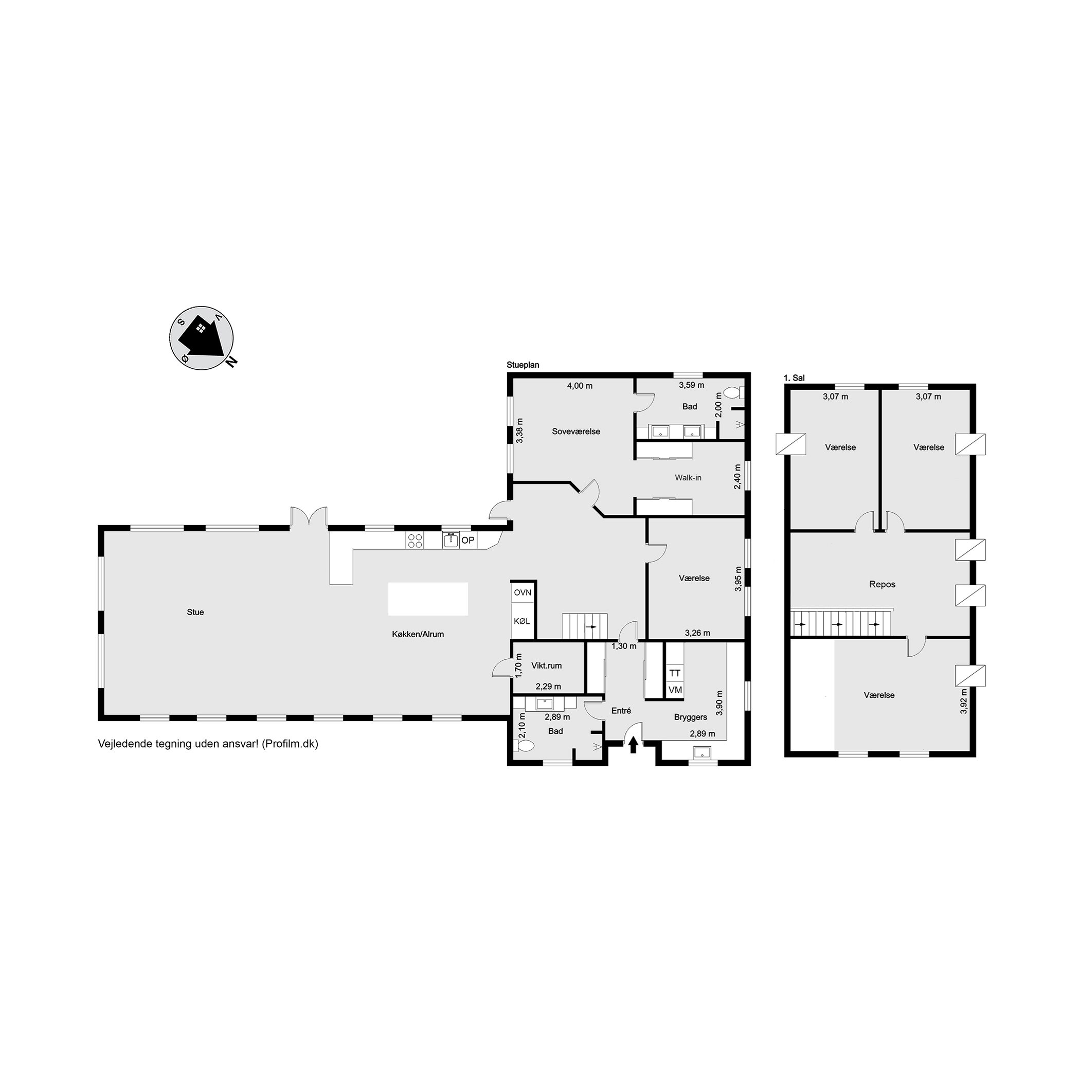 Plantegninger billede af Koldingvej 623, Tiufkær, 7100 Vejle