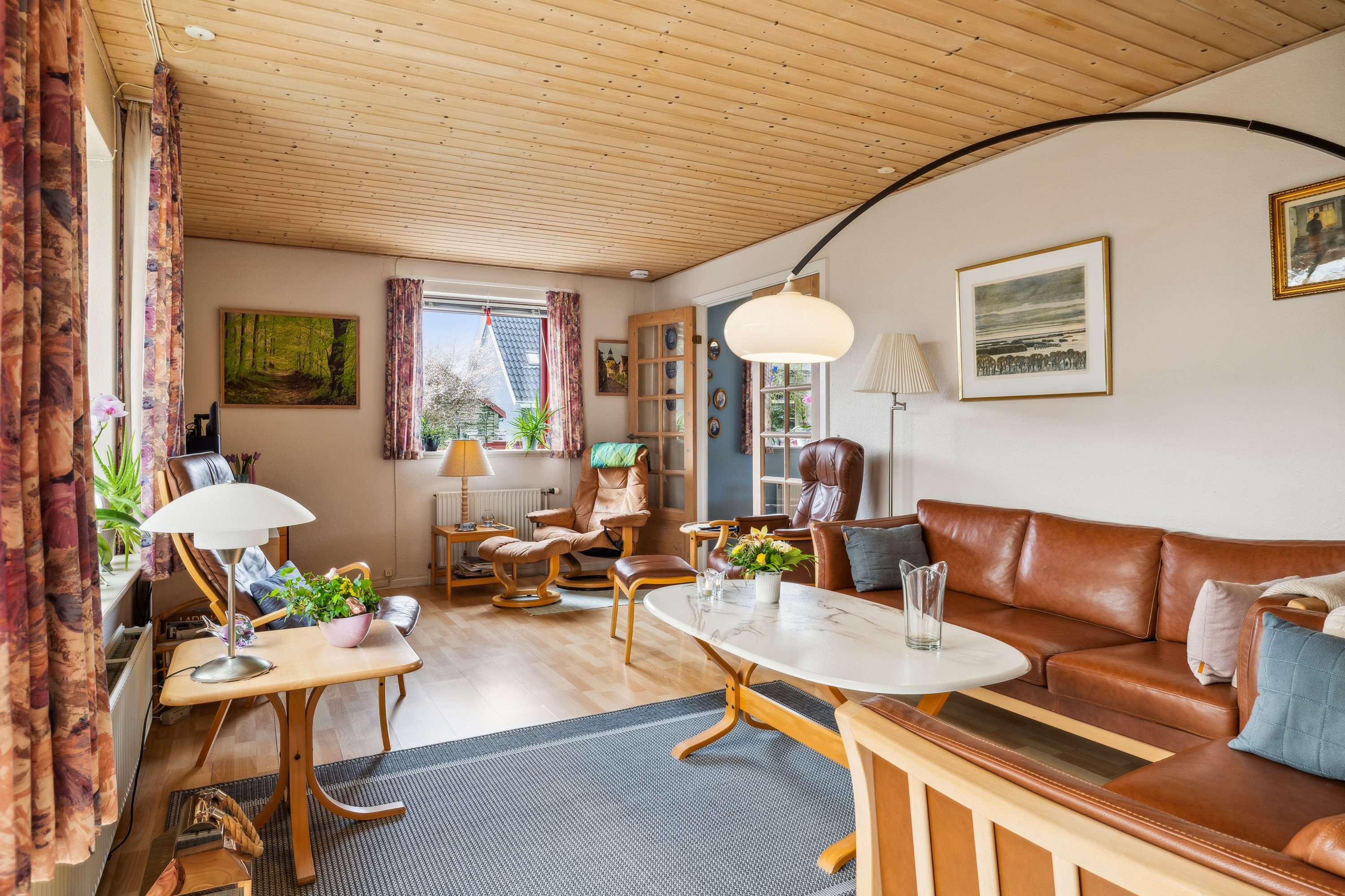 Fremhævet stue billede i fuldskærmstilstand. Billede af Tjørnevej 3, Korinth, 5600 Faaborg