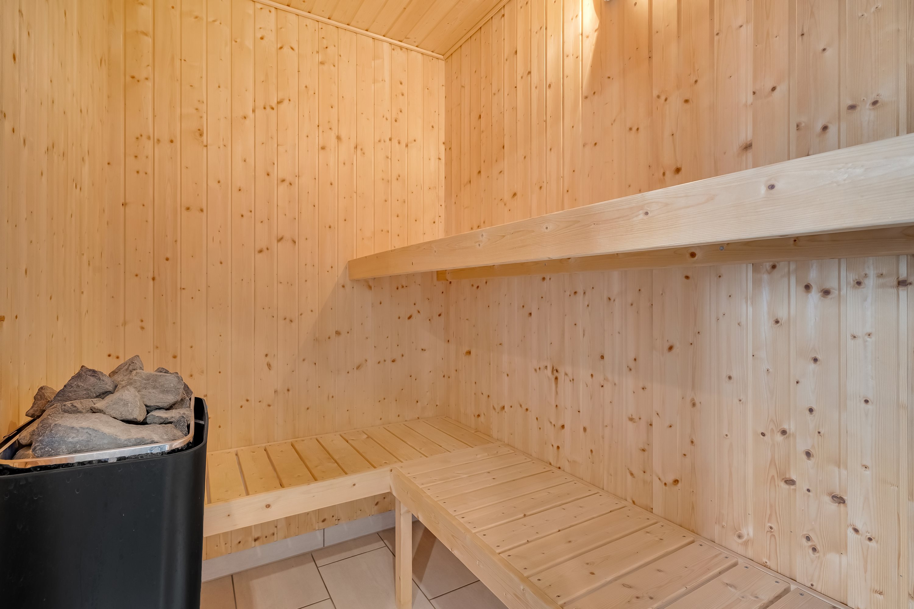Fremhævet sauna billede i fuldskærmstilstand. Billede af Horizonvej 7, Vrist, 7673 Harboøre