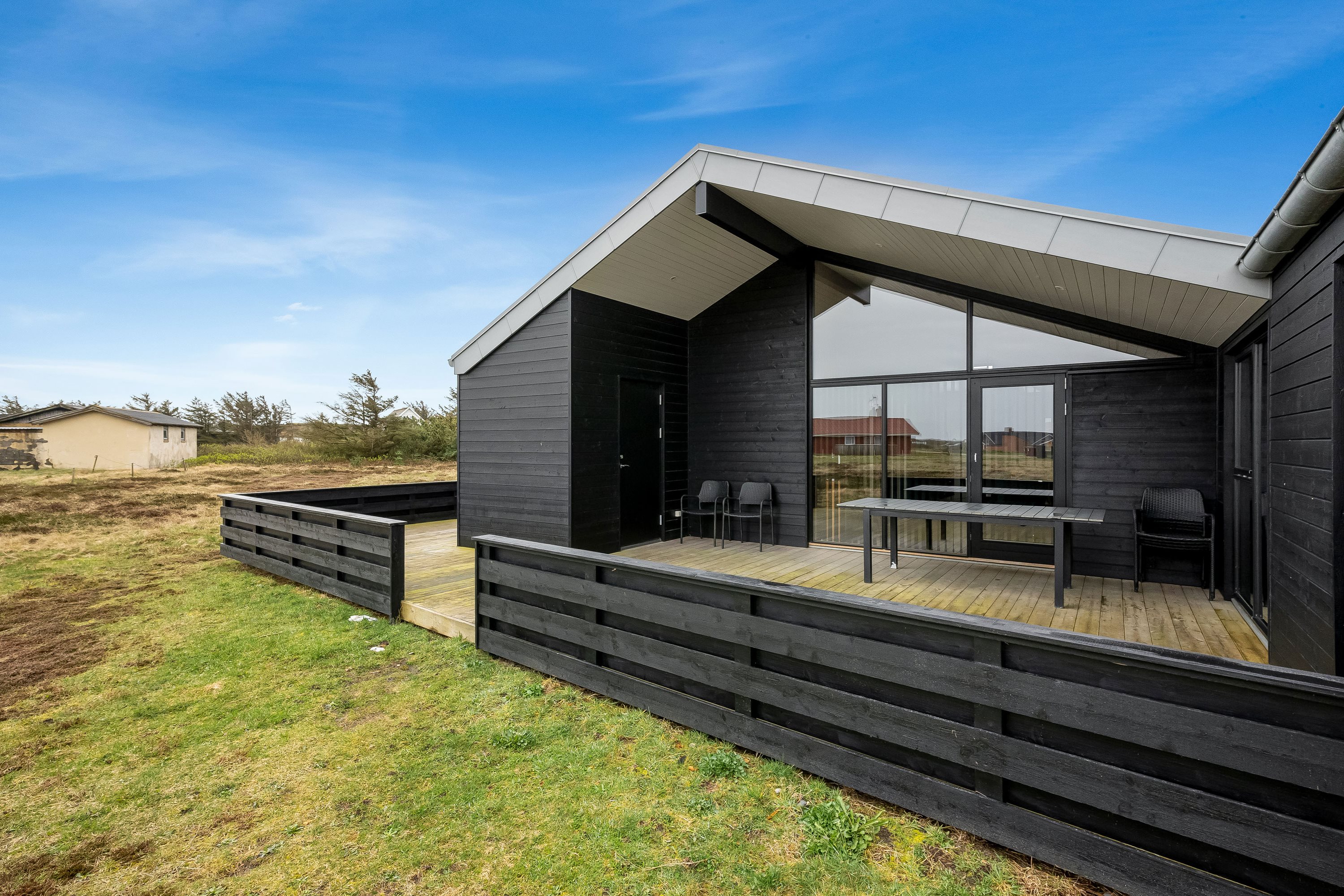 Fremhævet terrasse billede i fuldskærmstilstand. Billede af Horizonvej 7, Vrist, 7673 Harboøre