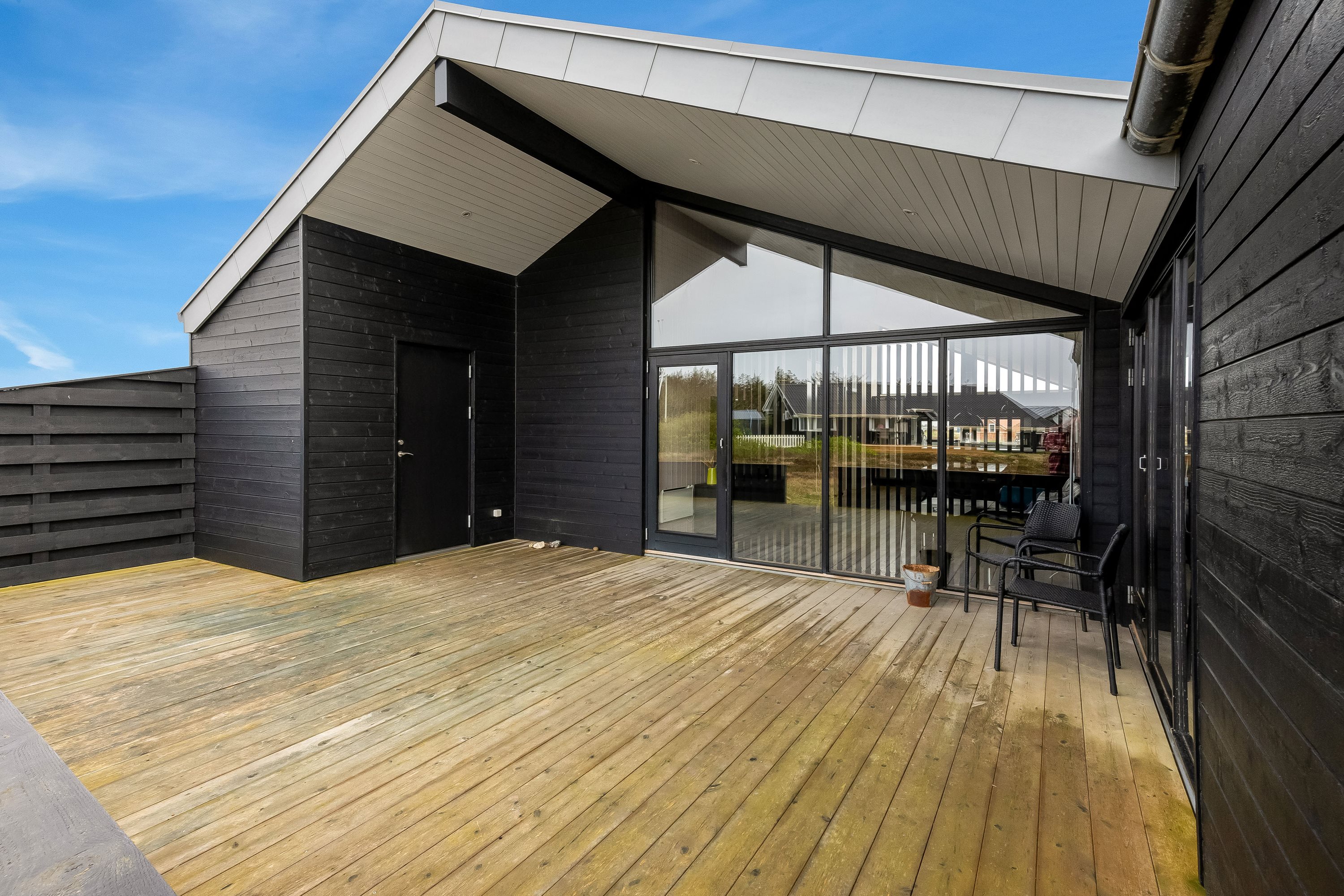 Fremhævet terrasse billede i fuldskærmstilstand. Billede af Horizonvej 7, Vrist, 7673 Harboøre