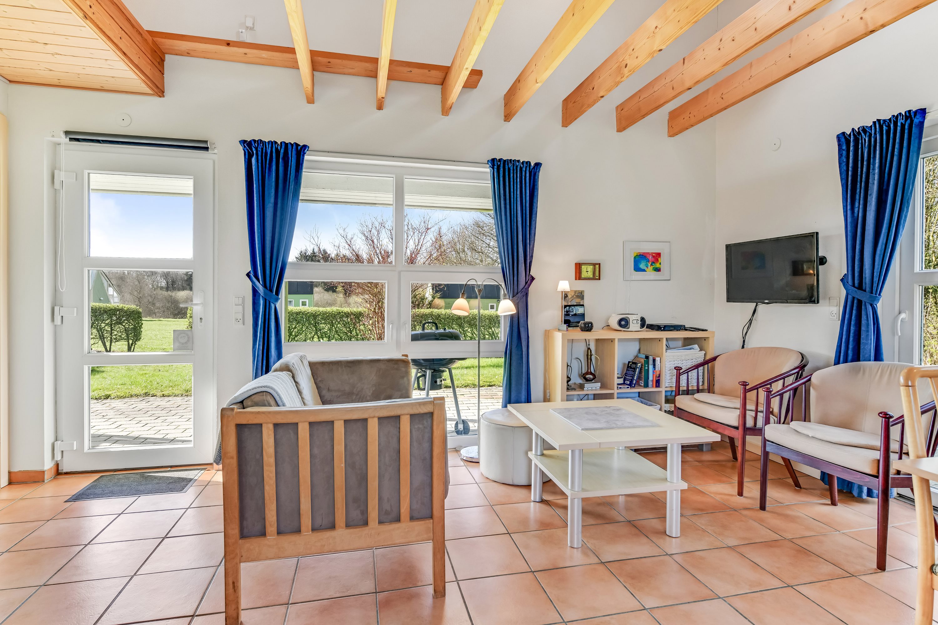 Fremhævet stue billede i fuldskærmstilstand. Billede af Hovborgvej 30Q, 7200 Grindsted