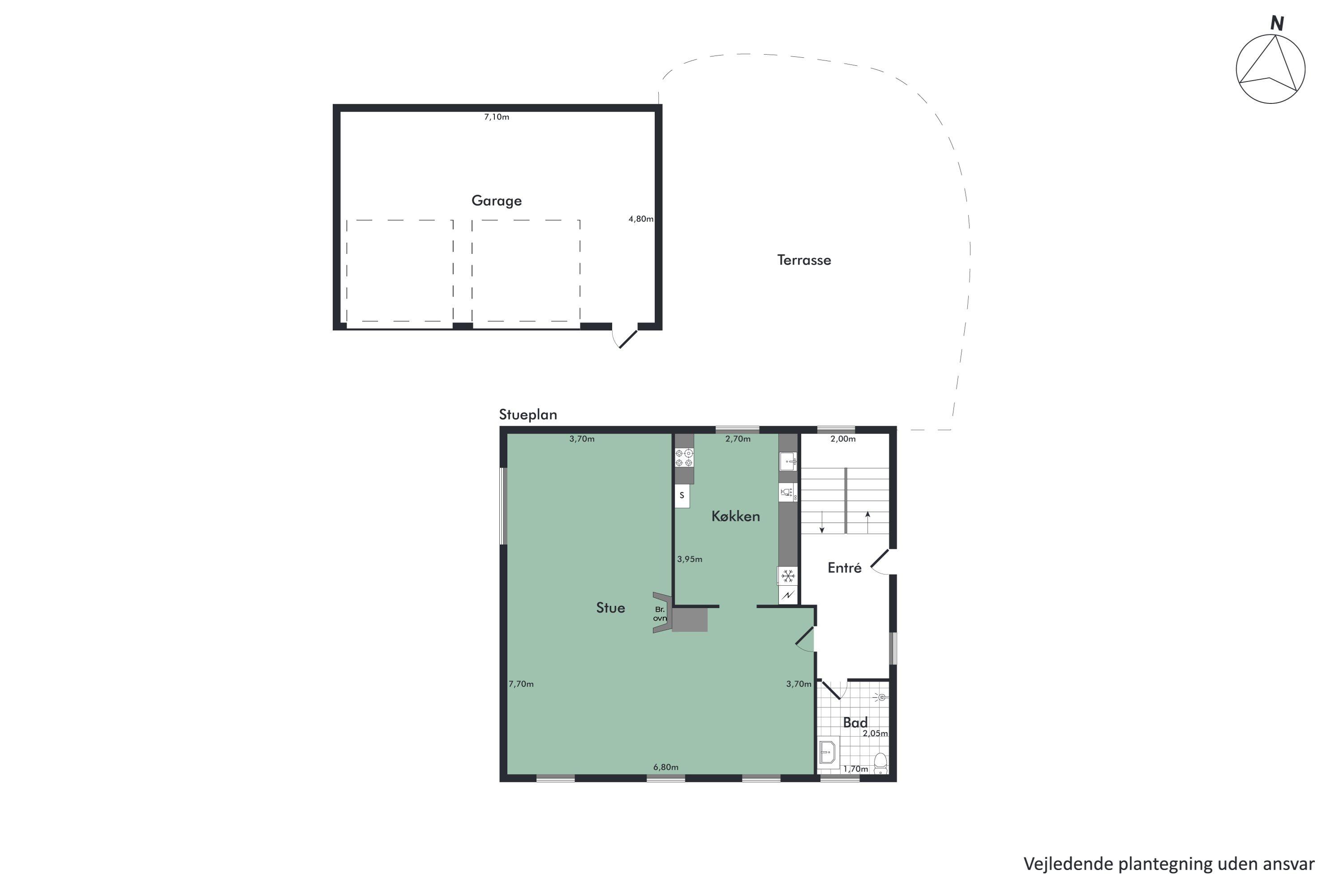 Plantegninger billede af Th. Sauers Vej 21, 9000 Aalborg
