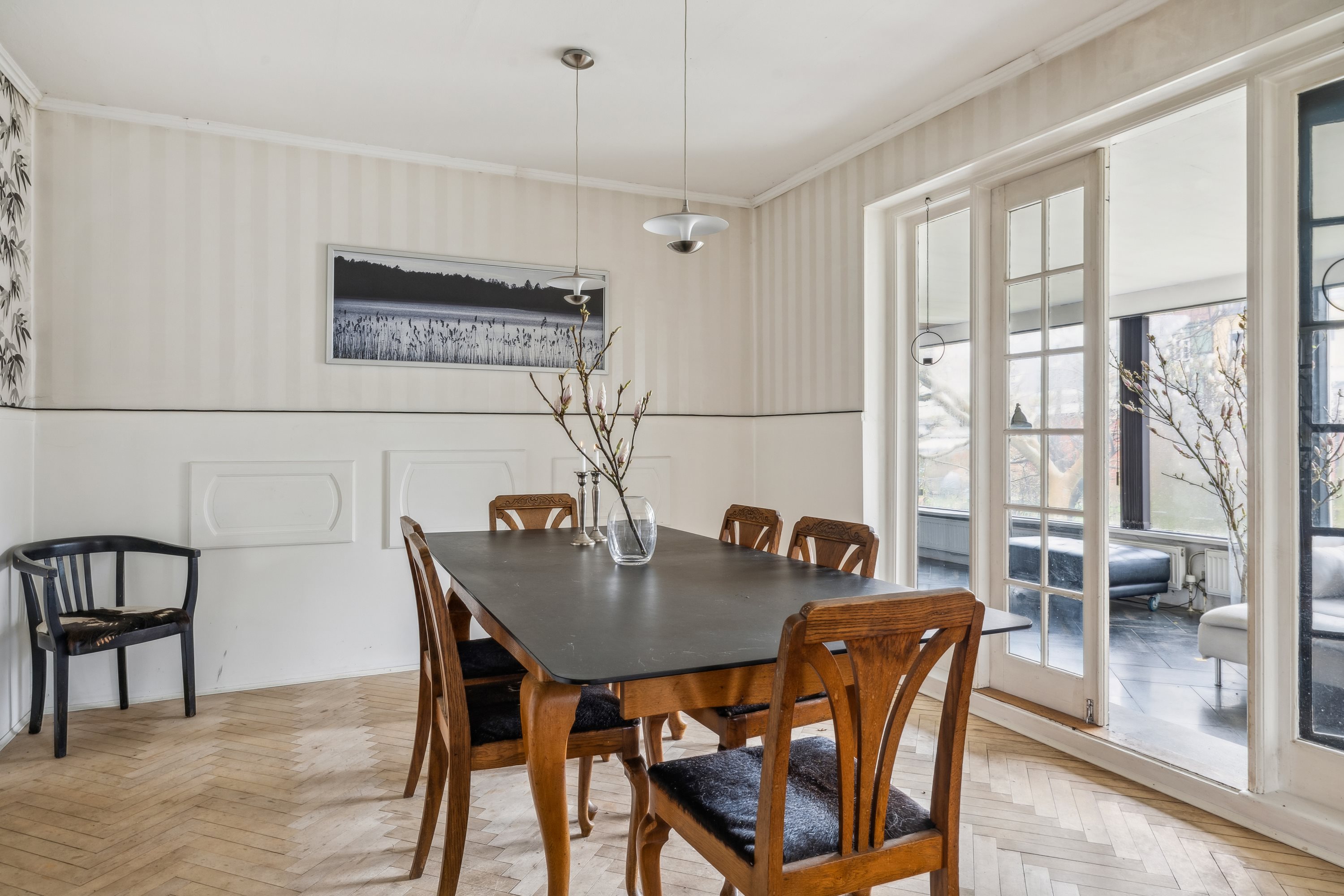 Fremhævet spisestue billede i fuldskærmstilstand. Billede af Engmosevej 27, 5610 Assens