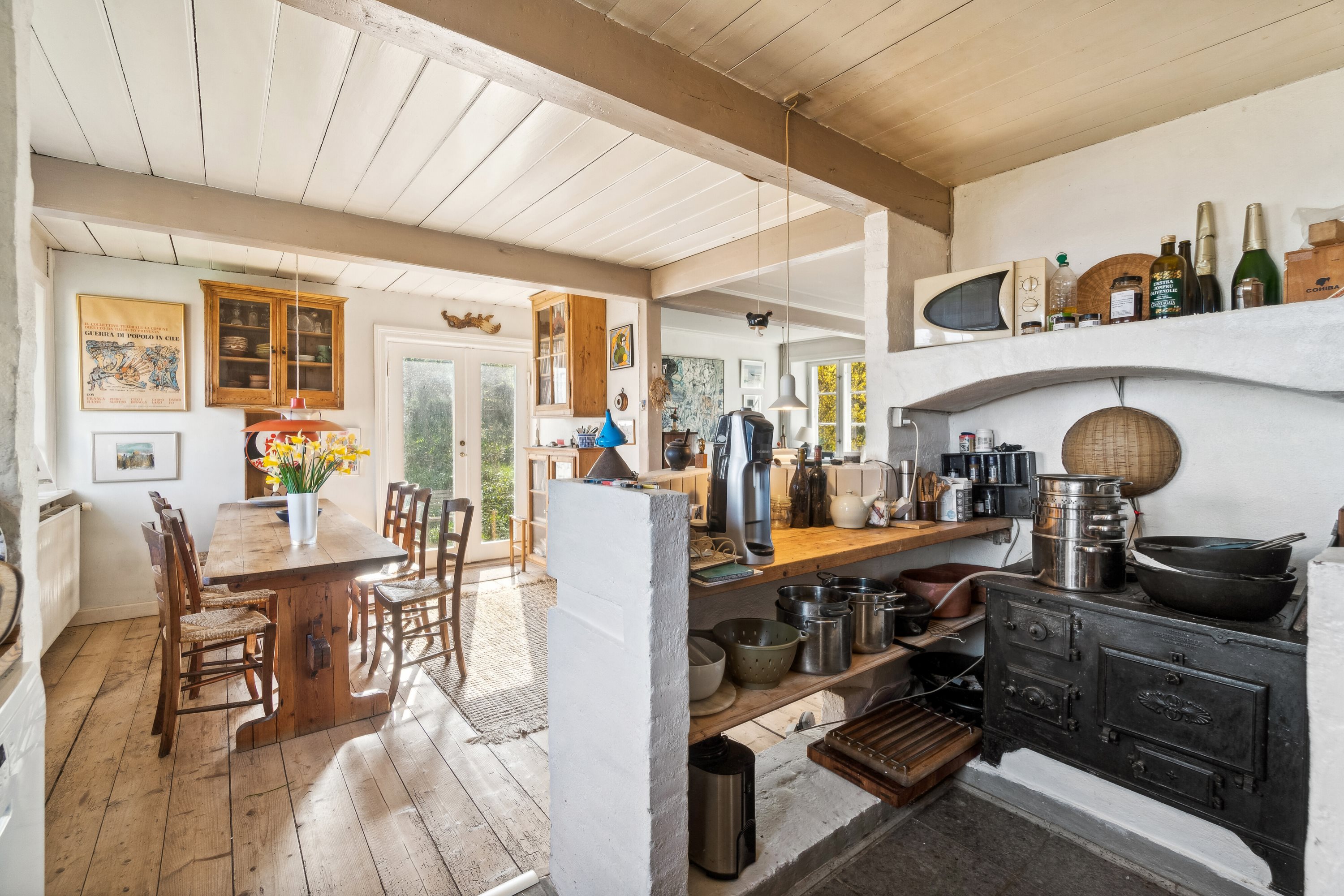 Fremhævet køkken billede i fuldskærmstilstand. Billede af Randkløvevej 28, Saltuna, 3751 Østermarie