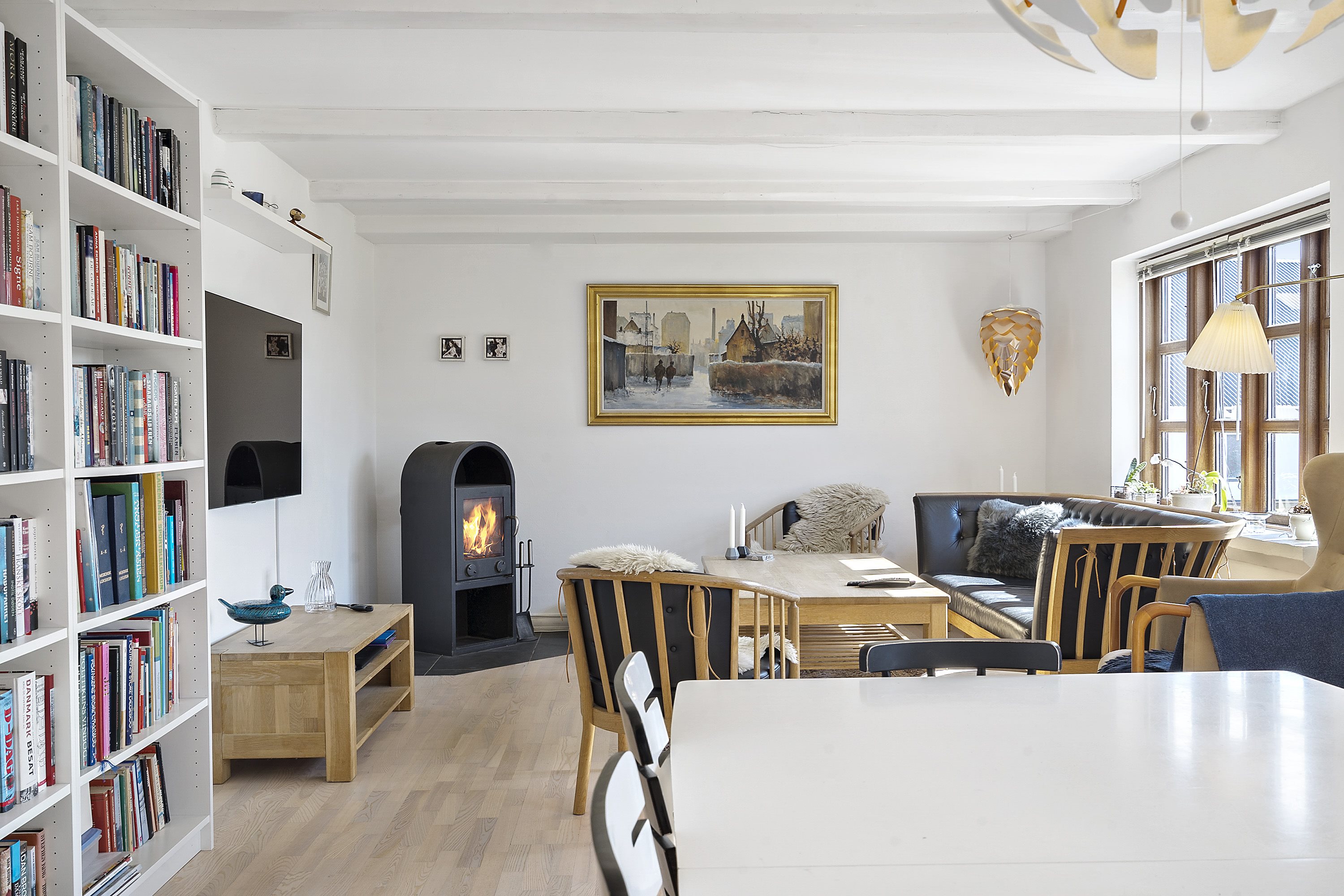 Fremhævet stue billede i fuldskærmstilstand. Billede af Nørbysvej 11, Nørre Nissum, 7620 Lemvig