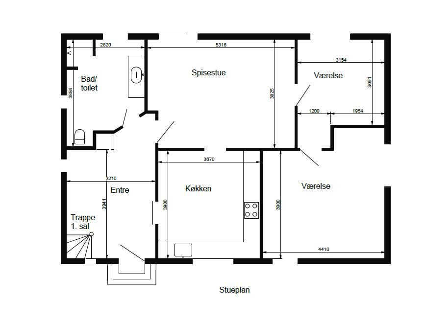Plantegninger billede af Hovedvejen 16, Mastrup, 8500 Grenaa
