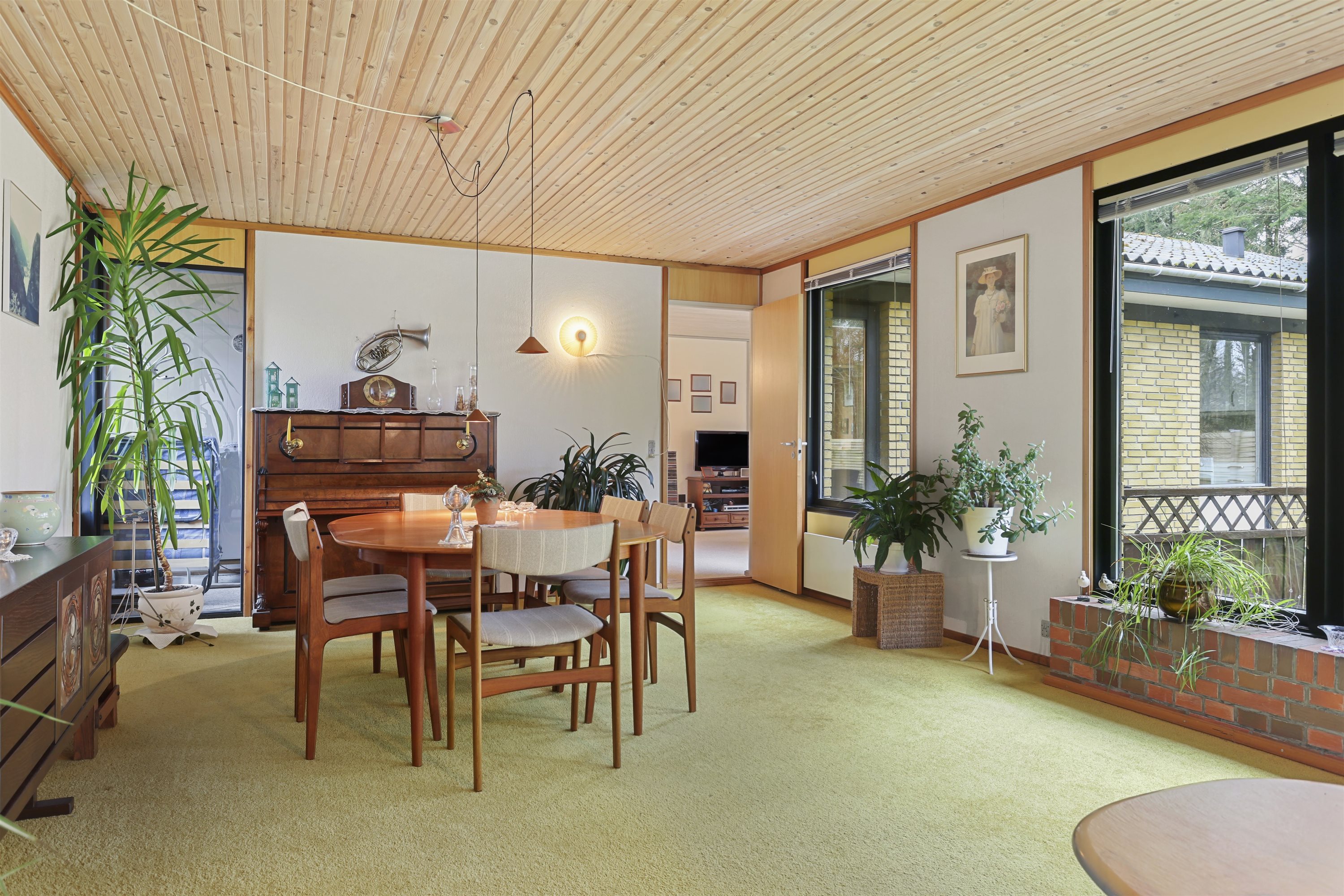 Fremhævet stue billede i fuldskærmstilstand. Billede af Møllevej 13, Lyngså, 9300 Sæby