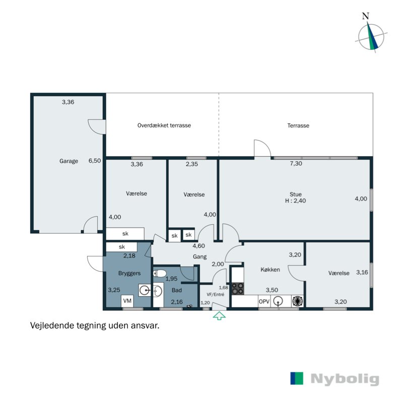 Plantegninger billede af Blæsbjerg 3, 6510 Gram