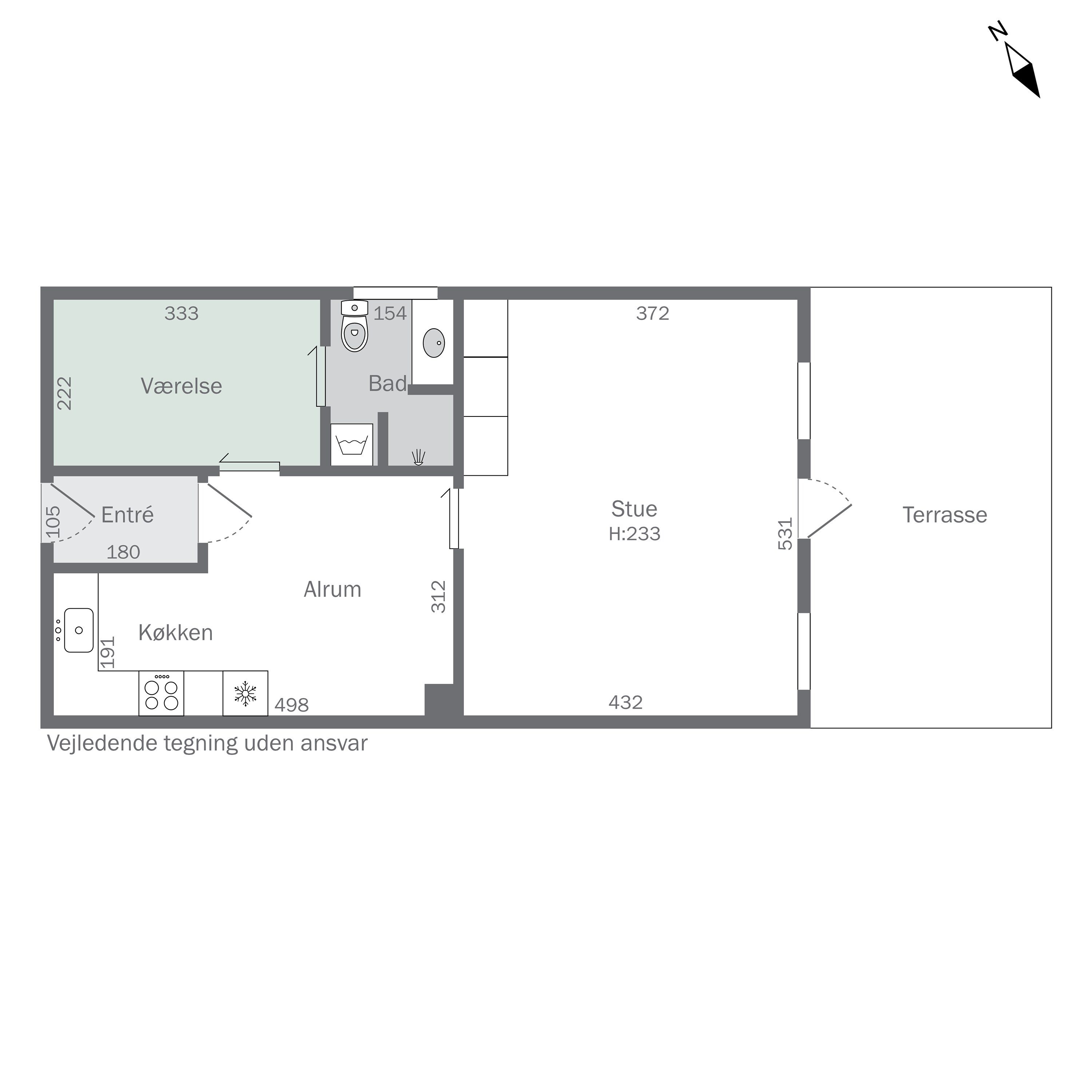 Plantegninger billede af Kobberbæksvej 75A, 5700 Svendborg