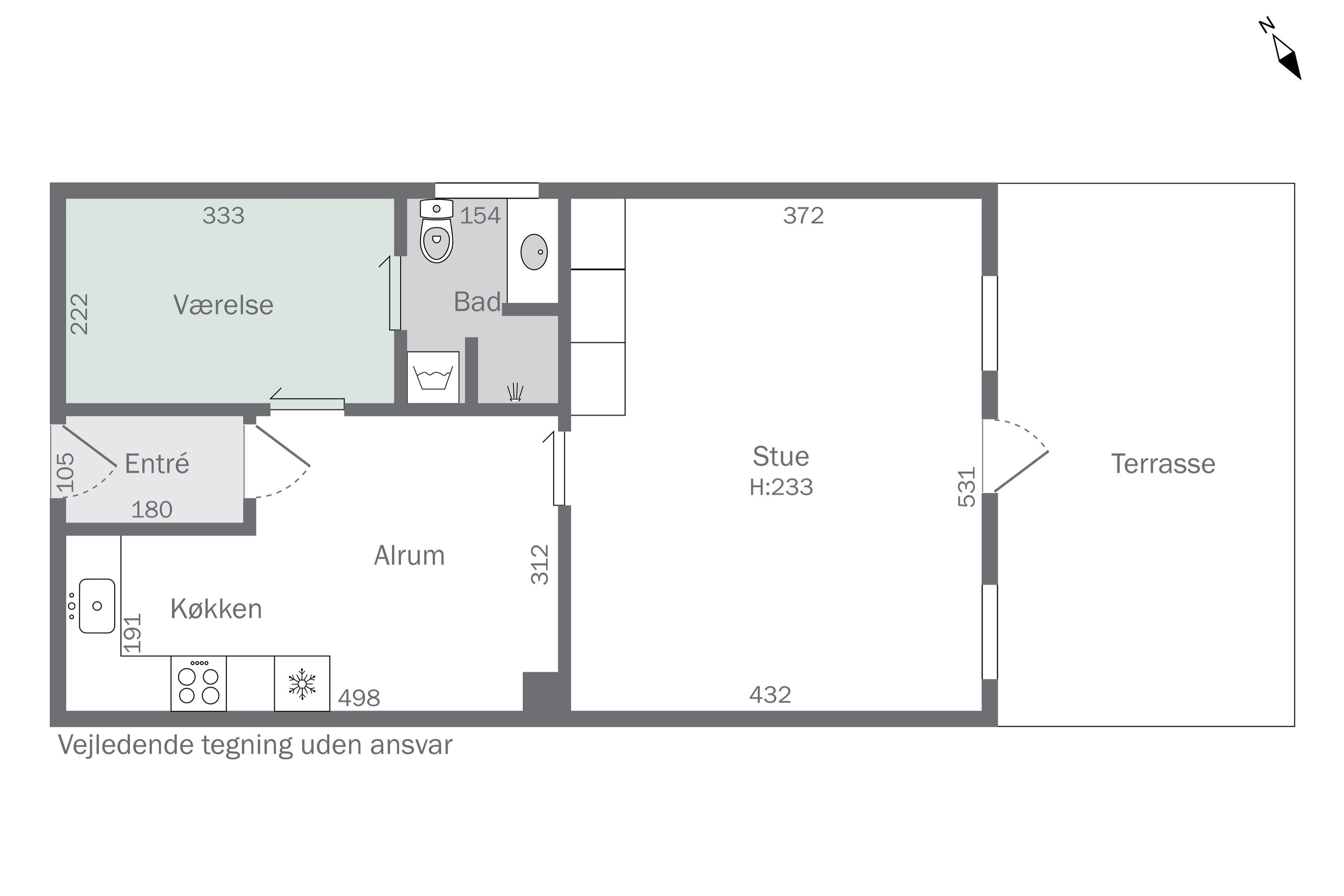 Plantegninger billede af Kobberbæksvej 75A, 5700 Svendborg