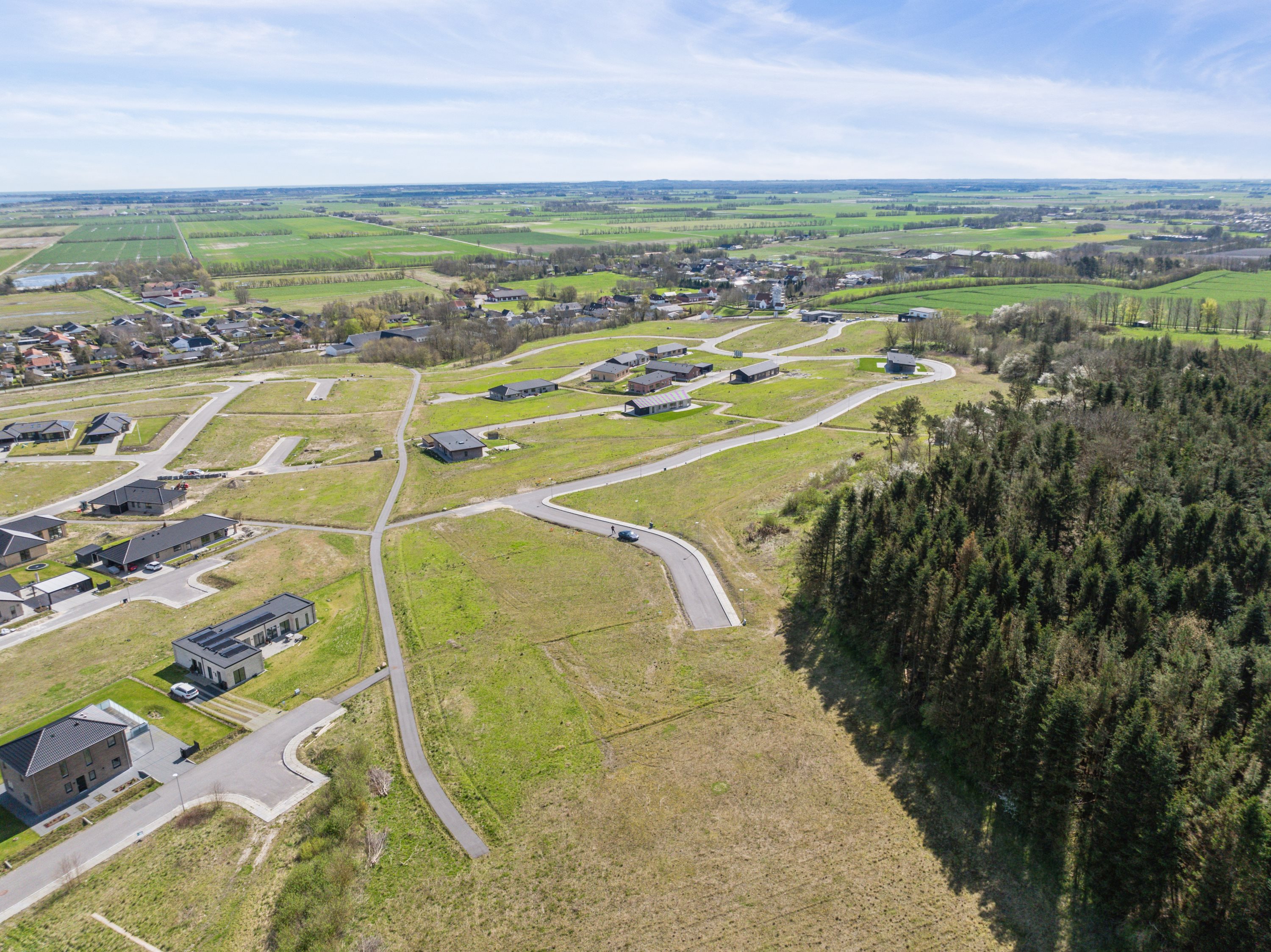 Fremhævet luftfoto billede i fuldskærmstilstand. Billede af Sejlflodgårdsvej 80, Sejlflod, 9280 Storvorde