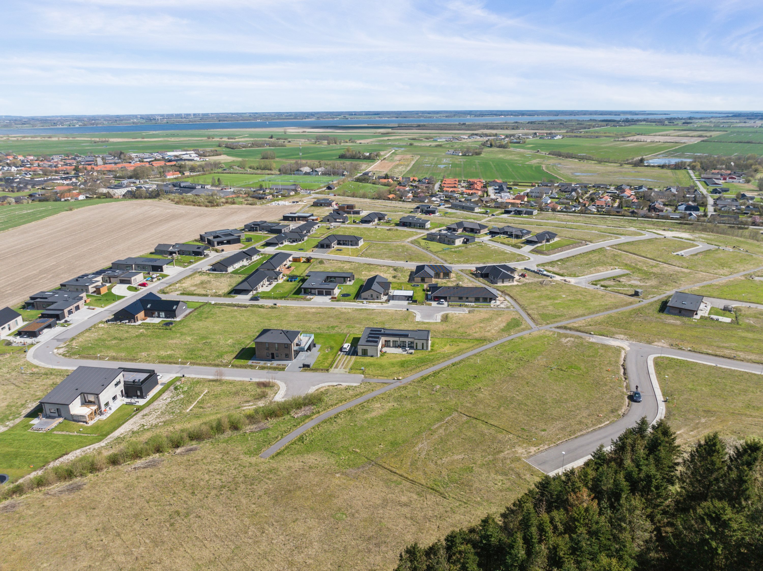 Fremhævet luftfoto billede i fuldskærmstilstand. Billede af Sejlflodgårdsvej 80, Sejlflod, 9280 Storvorde