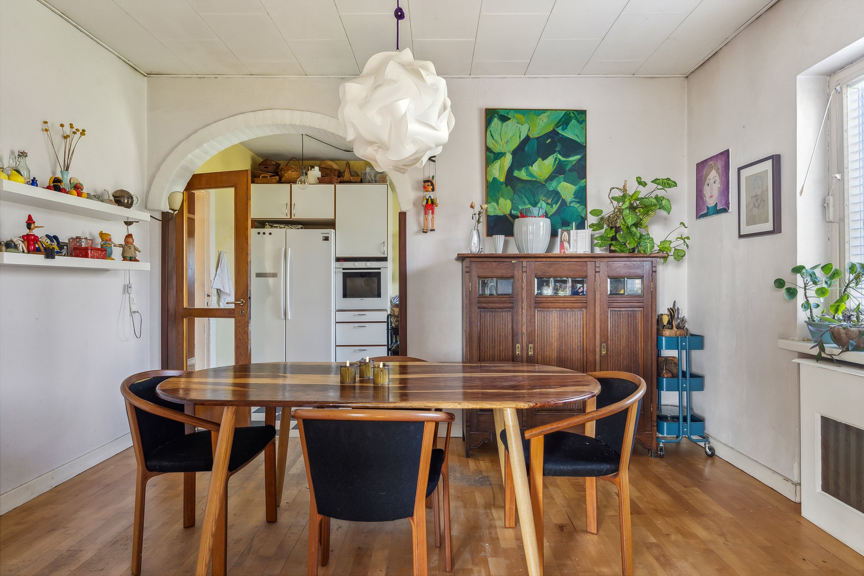 Fremhævet køkken billede i fuldskærmstilstand. Billede af Brunmosevej 12, Pindstrup, 8550 Ryomgård