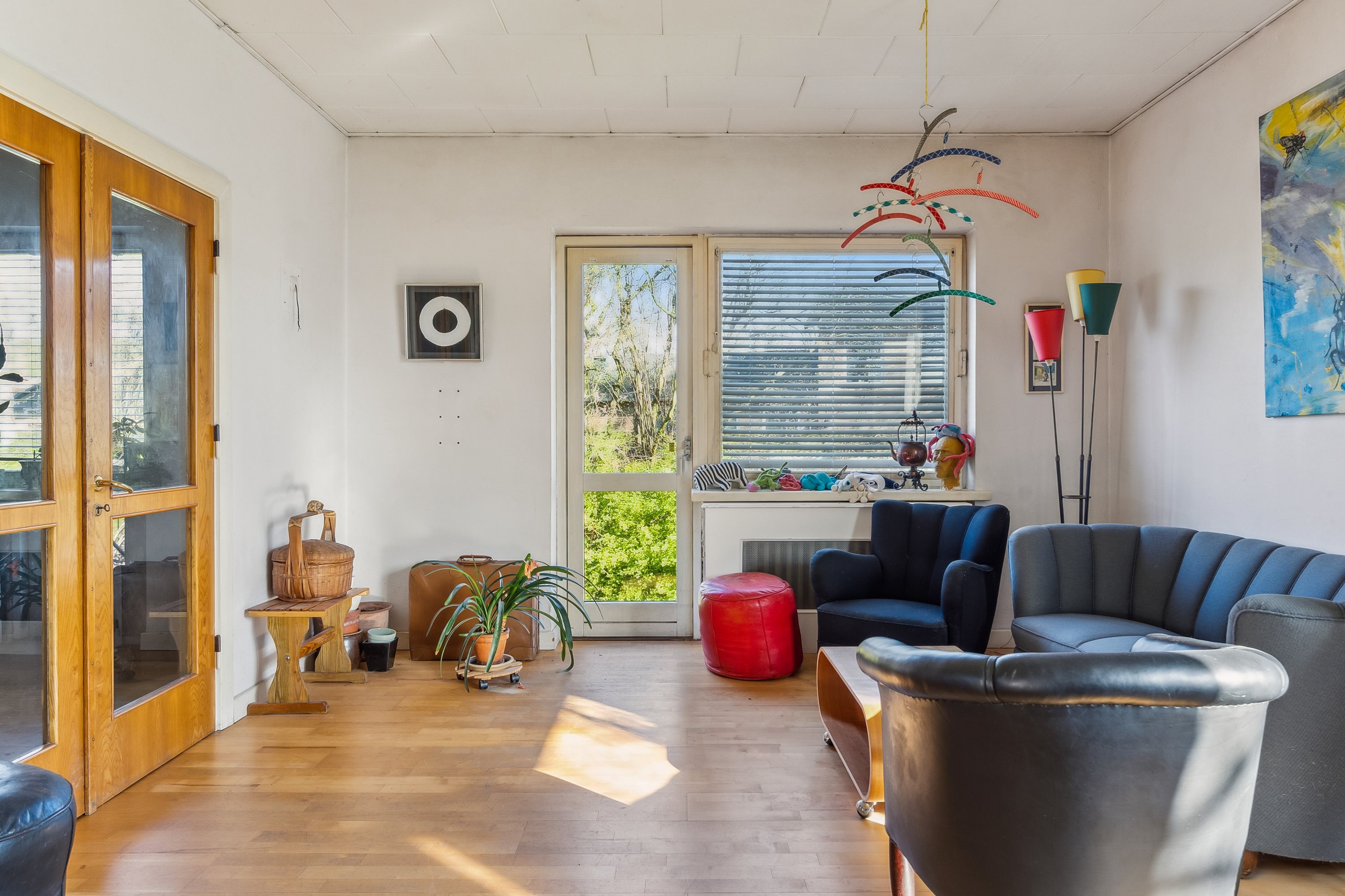 Fremhævet stue billede i fuldskærmstilstand. Billede af Brunmosevej 12, Pindstrup, 8550 Ryomgård