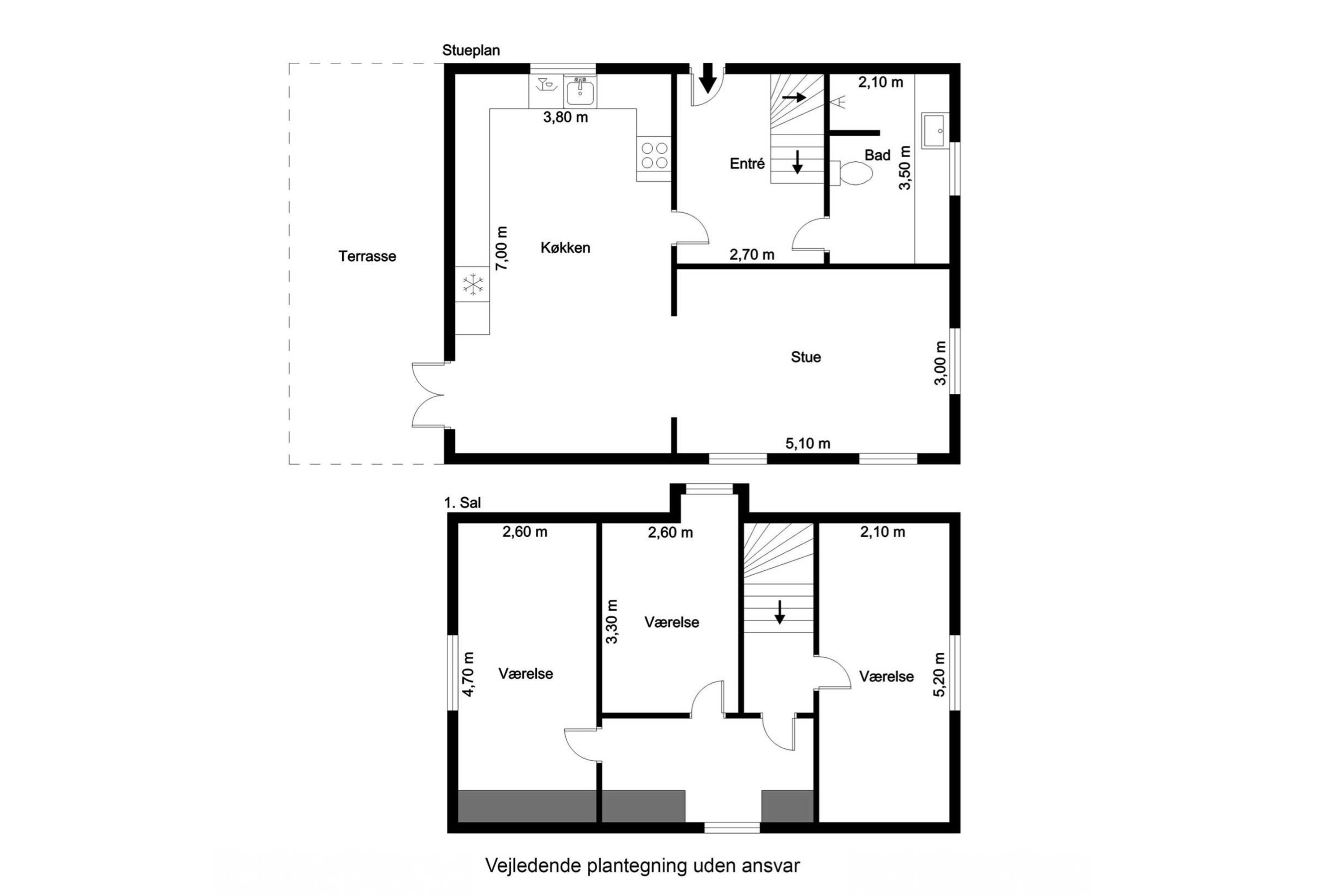 Plantegninger billede af Vejlevej 17, 8800 Viborg